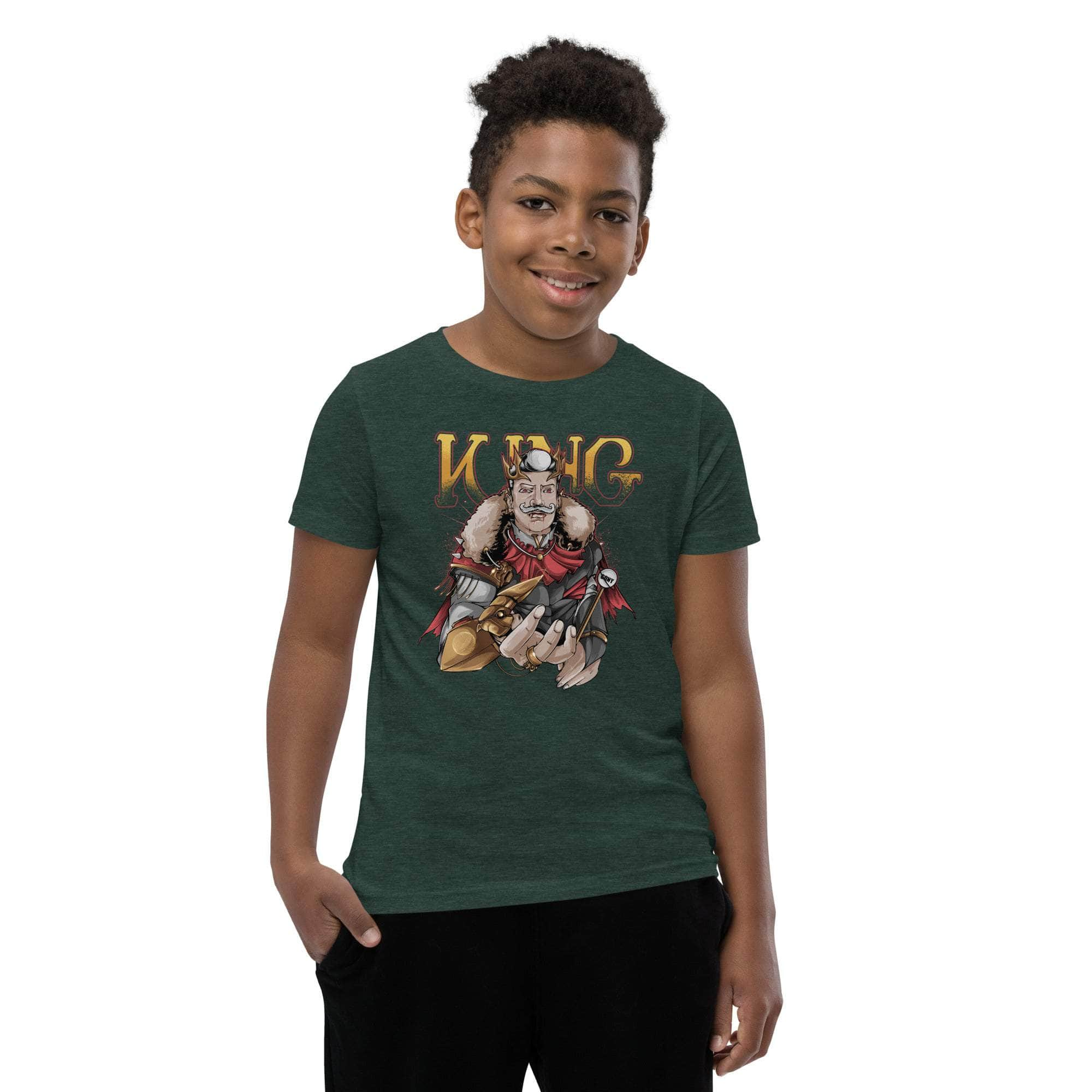 GBNY Heather Forest / S Vamp Life x GBNY King Dracula T-Shirt - Kid's 8852866_9595