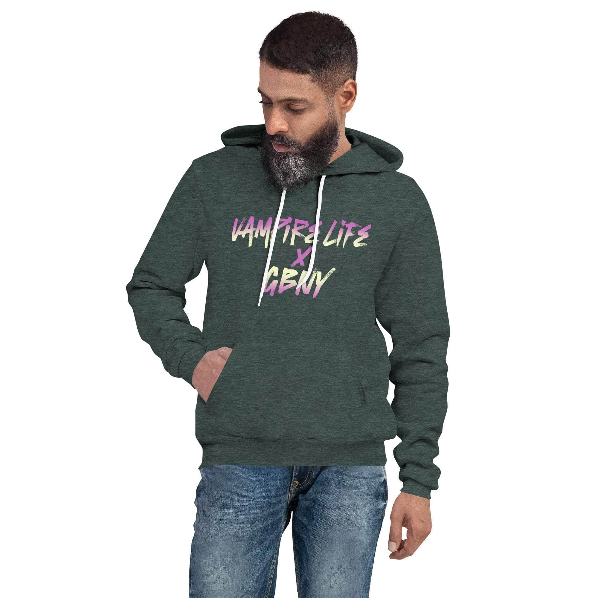 GBNY Heather Forest / S Vamp Life X GBNY "Rising Skull" Super Soft Hoodie - Men's 4134641_9245