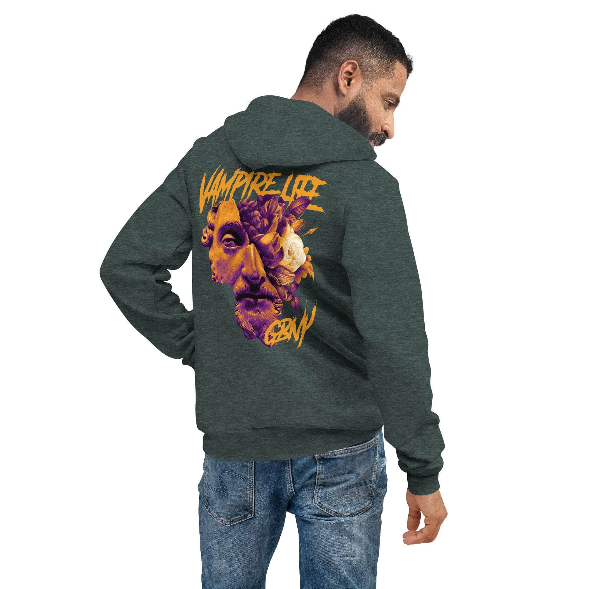 GBNY Heather Forest / S Vamp Life X GBNY "Roman Gods" Super Soft Hoodie - Men's 4742740_9245