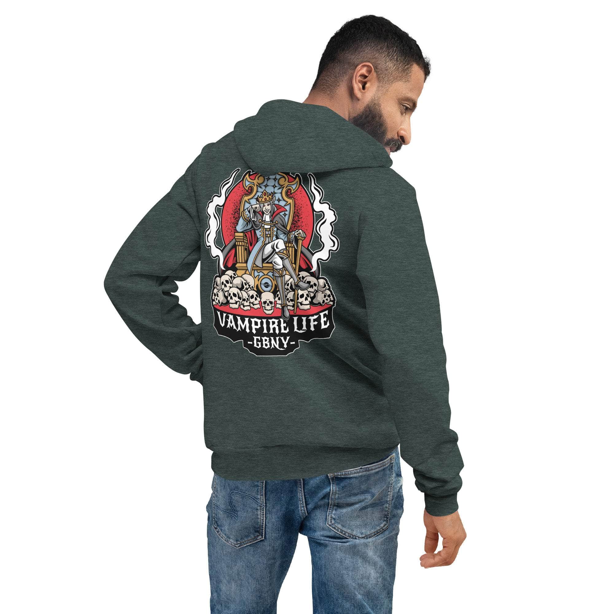 GBNY Heather Forest / S Vamp Life X GBNY "Royal Vampire" Super Soft Hoodie - Men's 5737869_9245