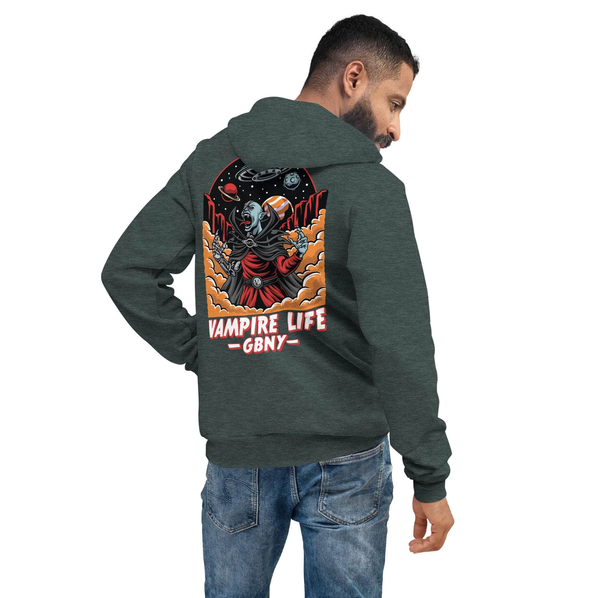 GBNY Heather Forest / S Vamp Life X GBNY "Space Vampire" Super Soft Hoodie - Men's 3307733_9245