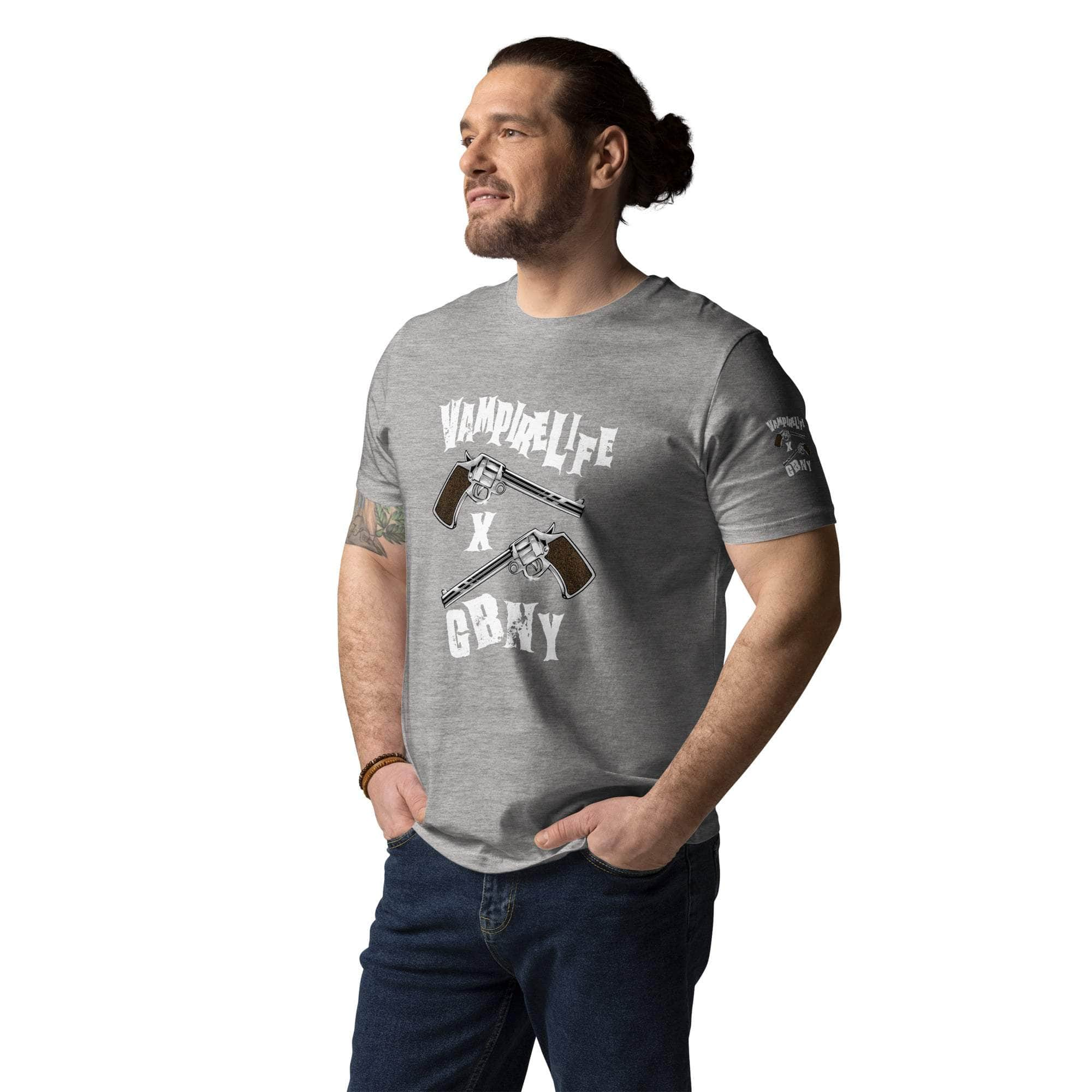 GBNY Heather Grey / S Vamp Life x GBNY Cowboy Gun Stock Tee - Men's 1999000_11884