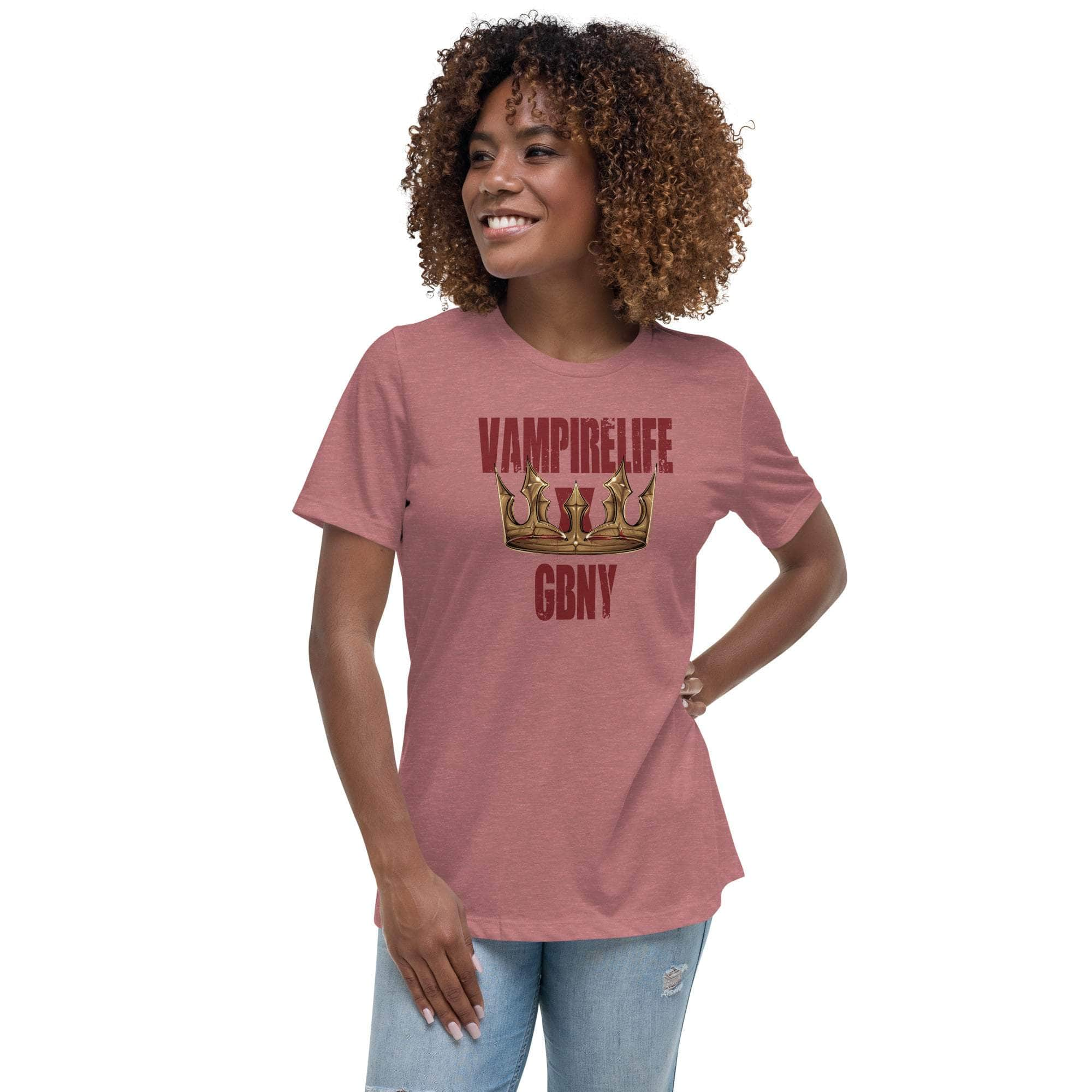 GBNY Heather Mauve / S Vamp Life x GBNY Land To Empire T-Shirt - Women's 2946489_10205