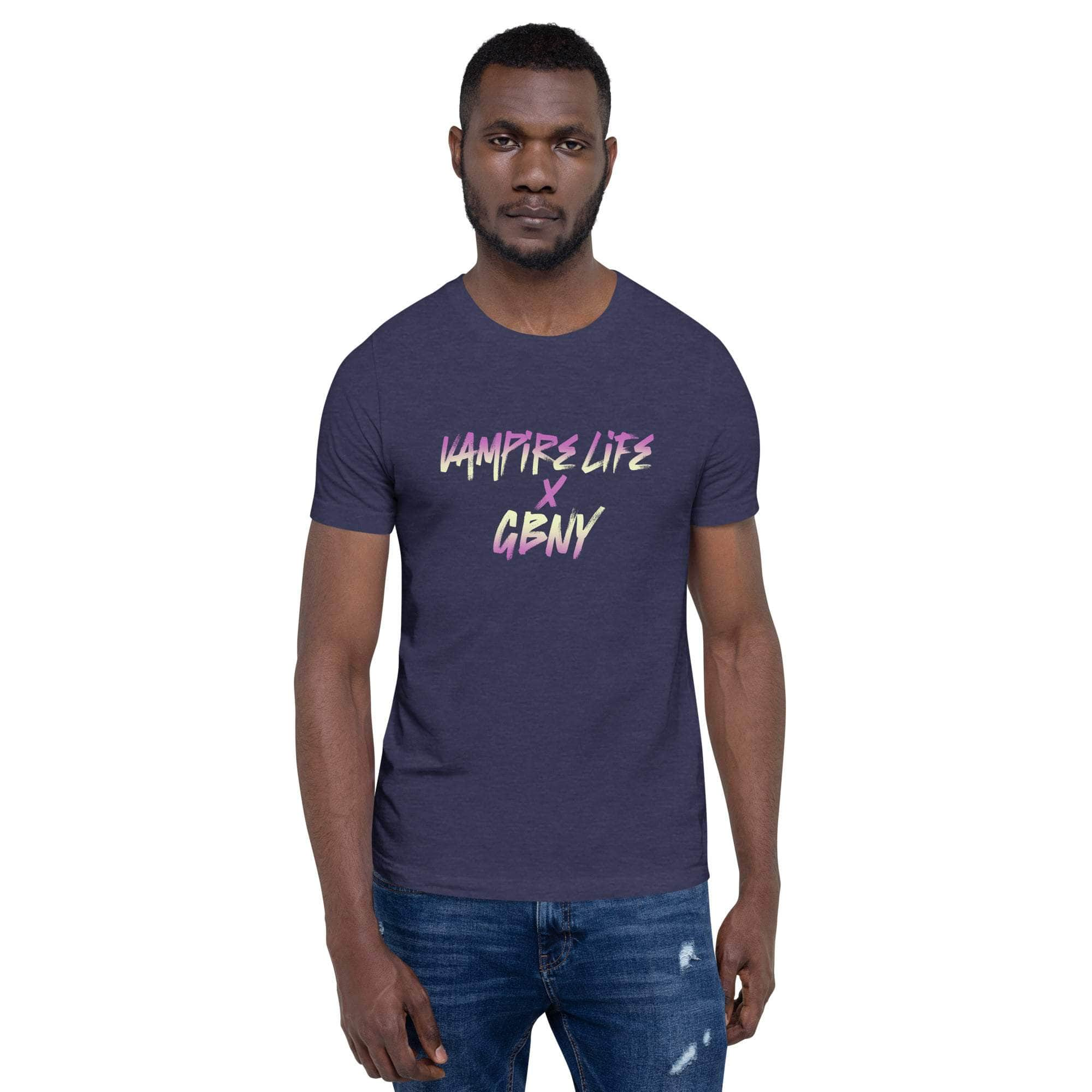 GBNY Heather Midnight Navy / XS Vamp Life x GBNY Rising Skull T-Shirt 8928221_9569