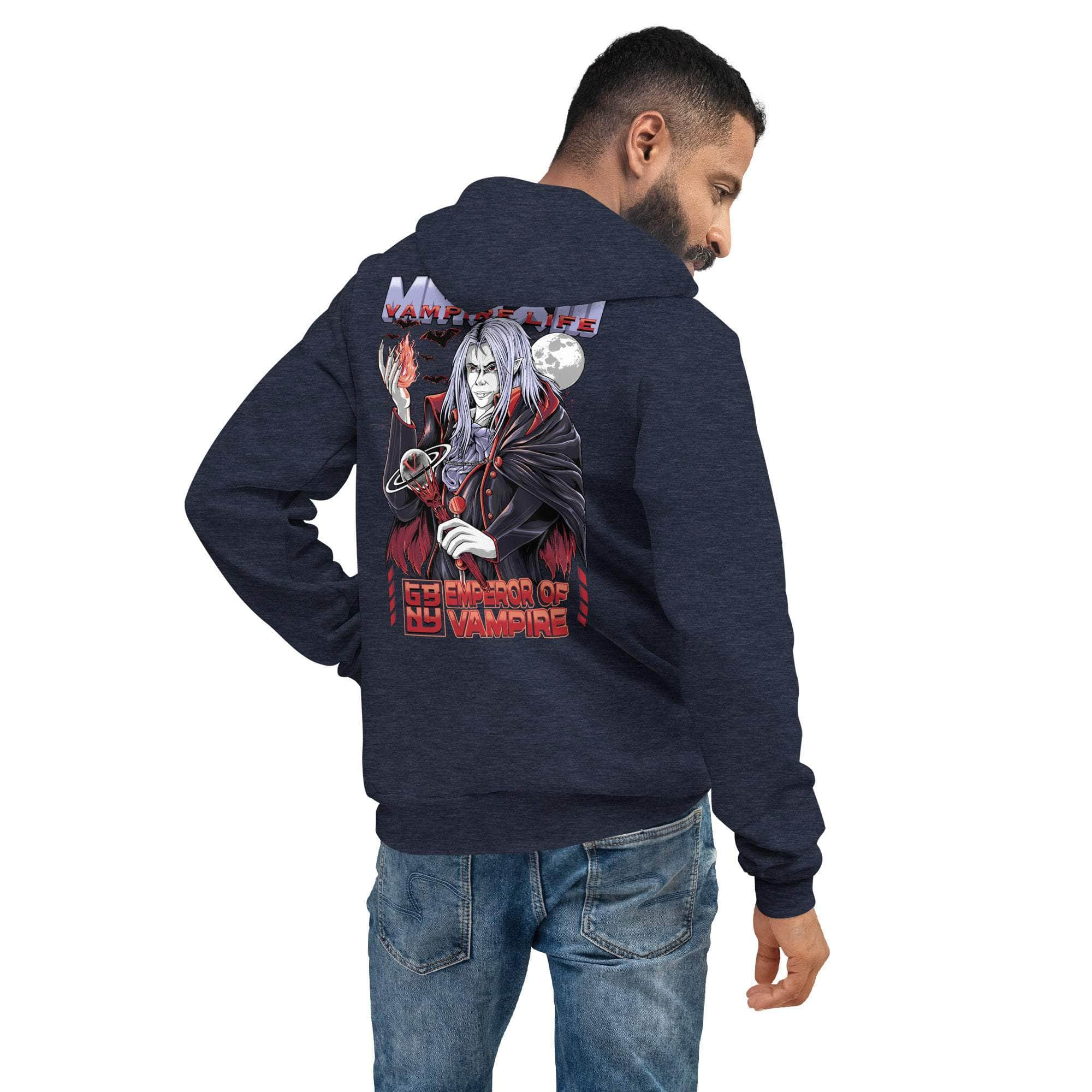 GBNY Heather Navy / S Vamp Life X GBNY "Emperor Of Vamp" Super Soft Hoodie - Men's 3778345_9251