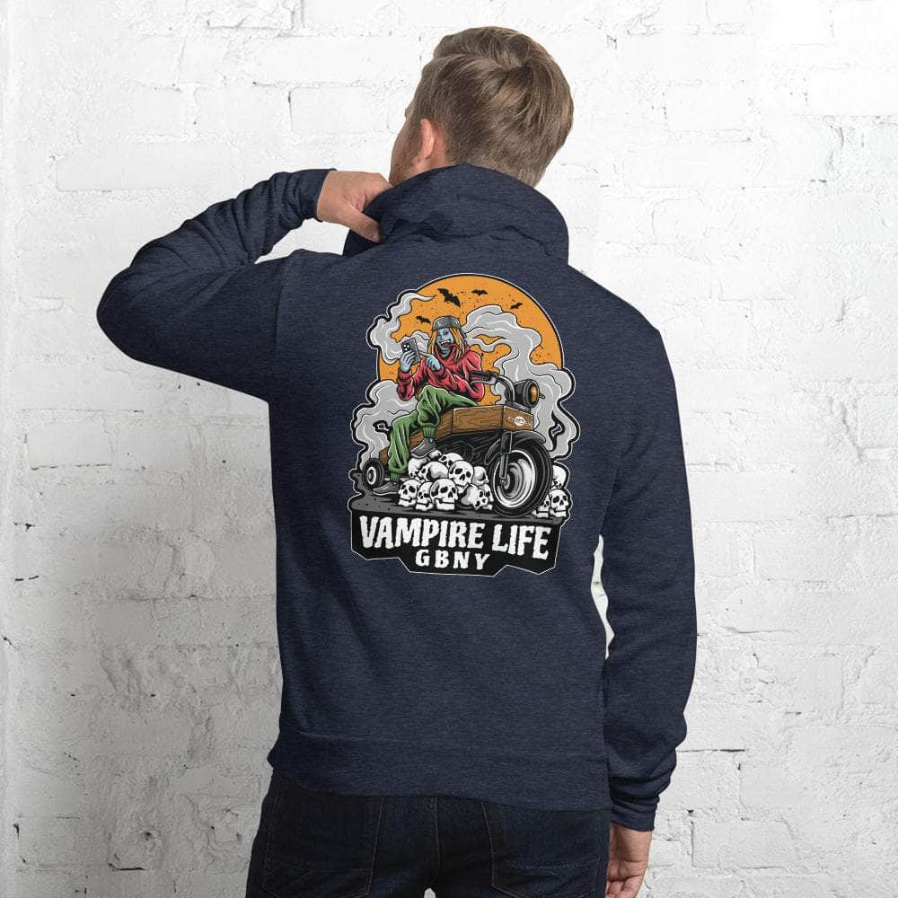 GBNY Heather Navy / S Vamp Life X GBNY "Modern Vamp" Super Soft Hoodie - Men's 6687244_9251