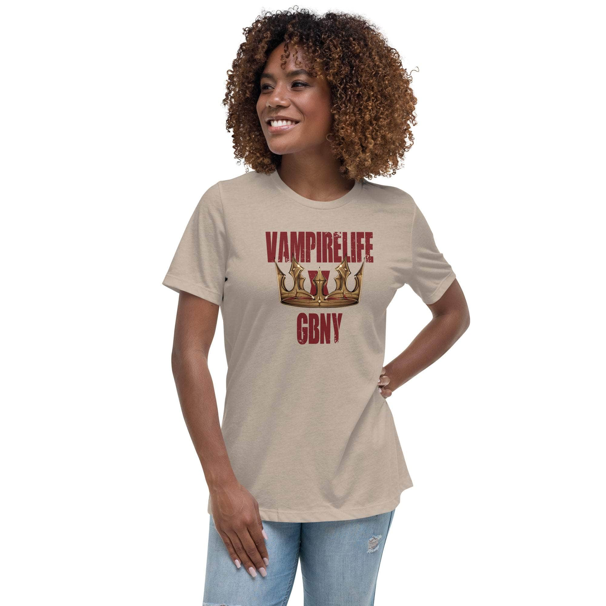 GBNY Heather Stone / S Vamp Life x GBNY Land To Empire T-Shirt - Women's 2946489_14273