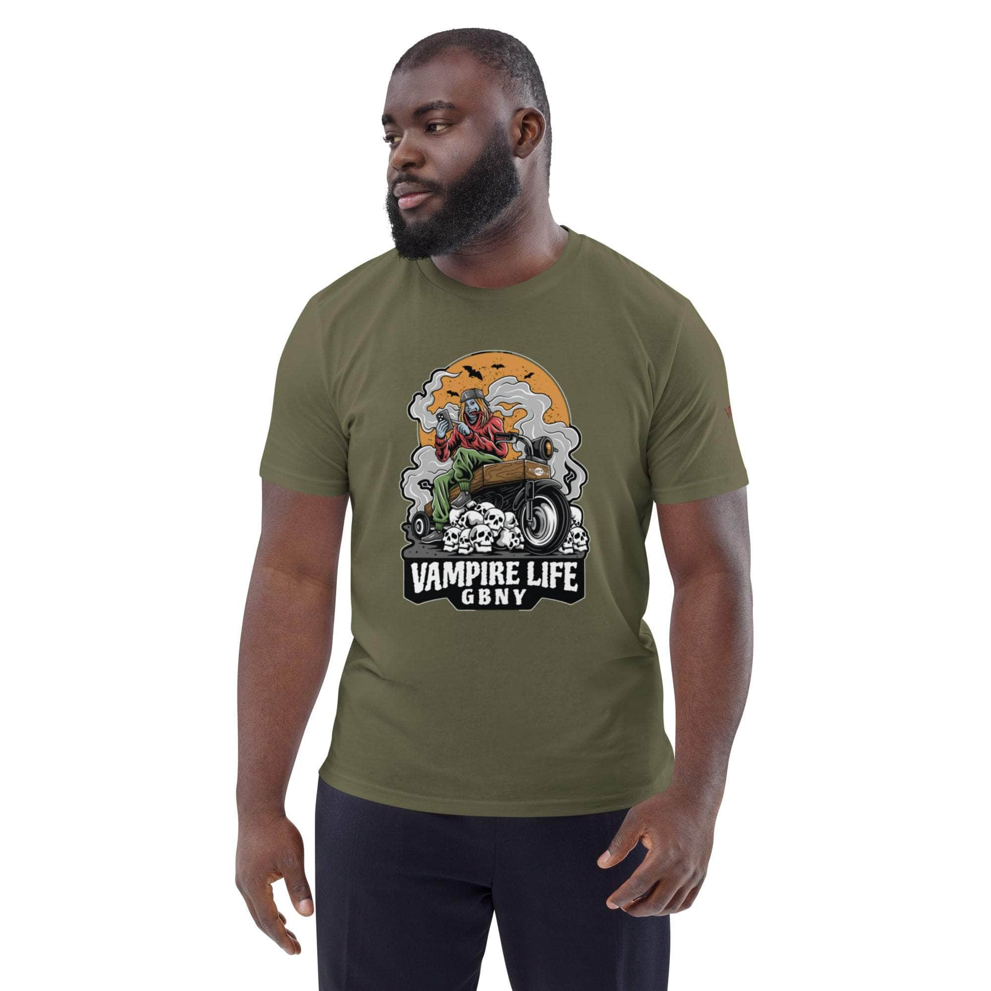 GBNY Khaki / S Vamp Life x GBNY Skull Smoky Rider Tee - Men's 9983194_17144