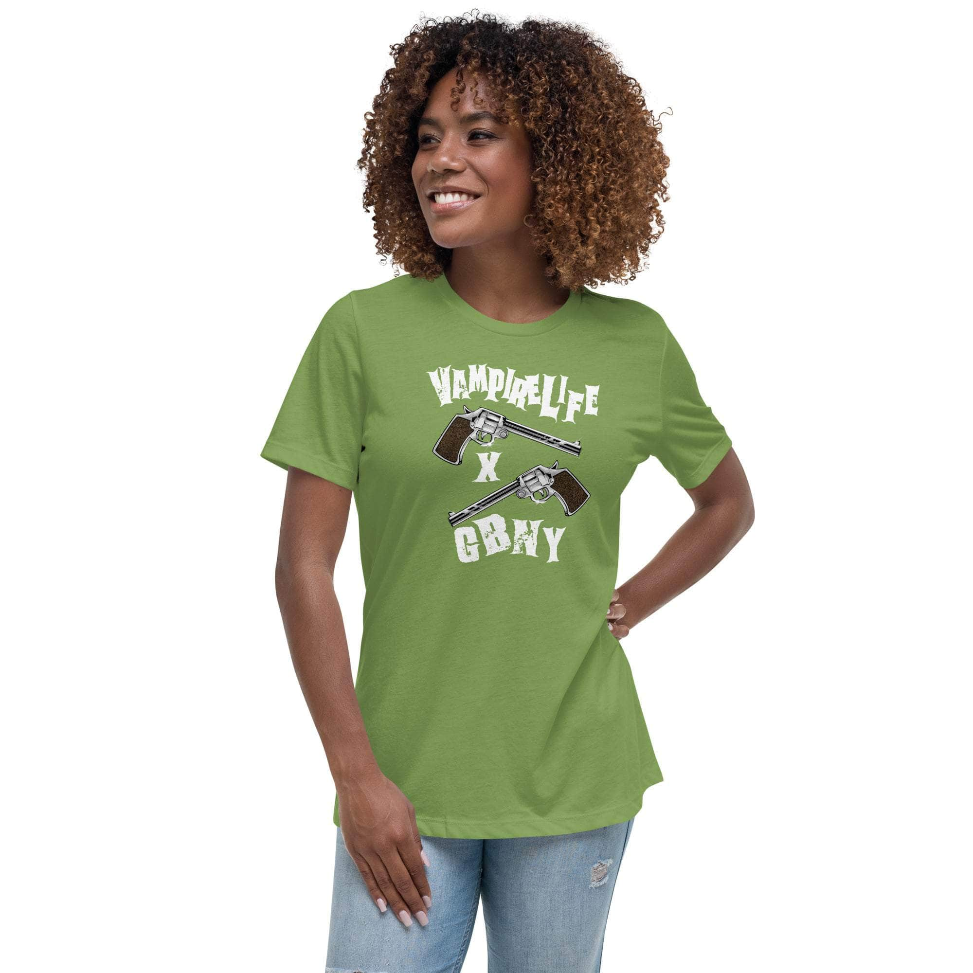 GBNY Leaf / S Vamp Life x GBNY Crossed Pistols T-Shirt - Women's 8300381_10225