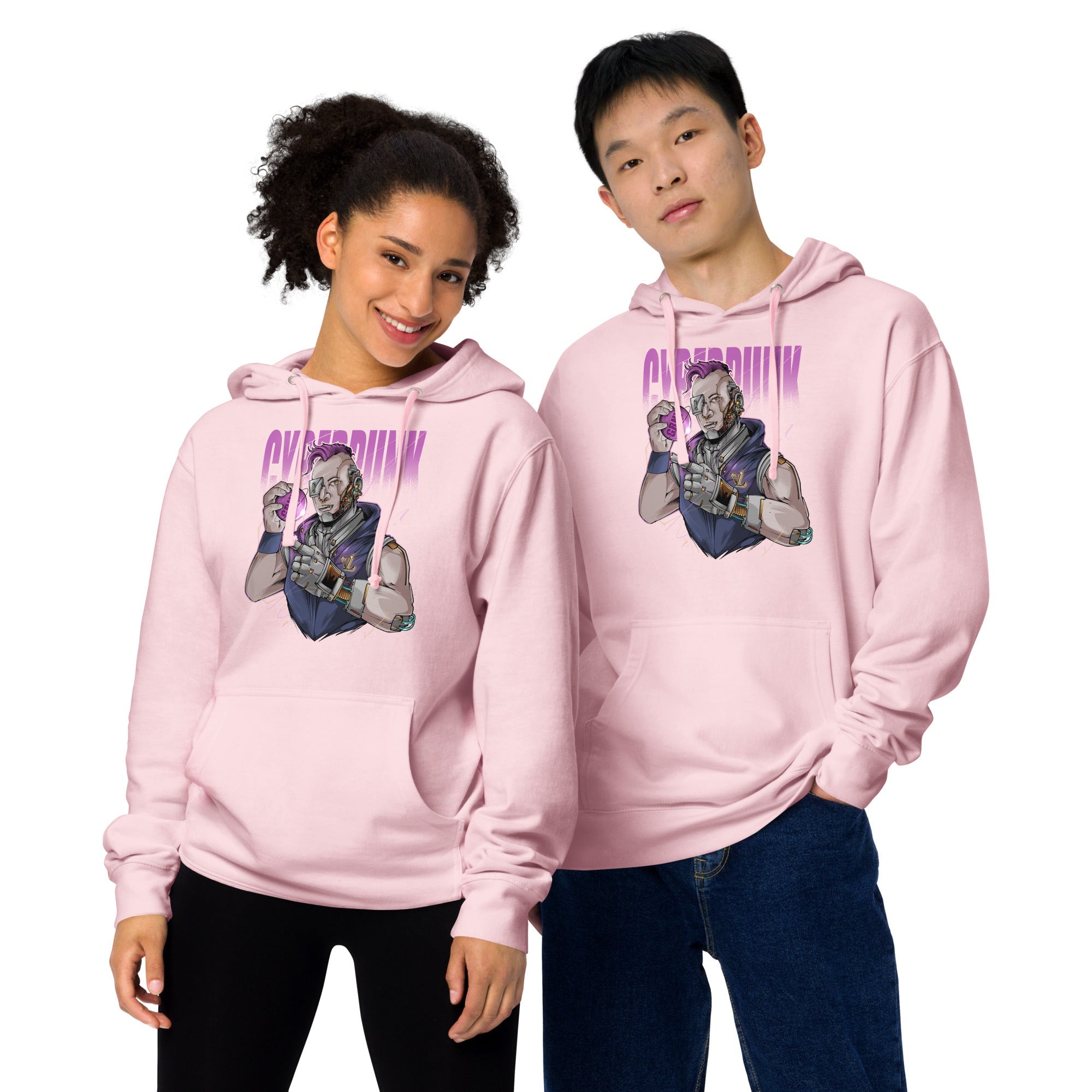 GBNY Light Pink / S Vamp Life X GBNY "Cyber Punk" Hoodie - Men's 9295741_15602