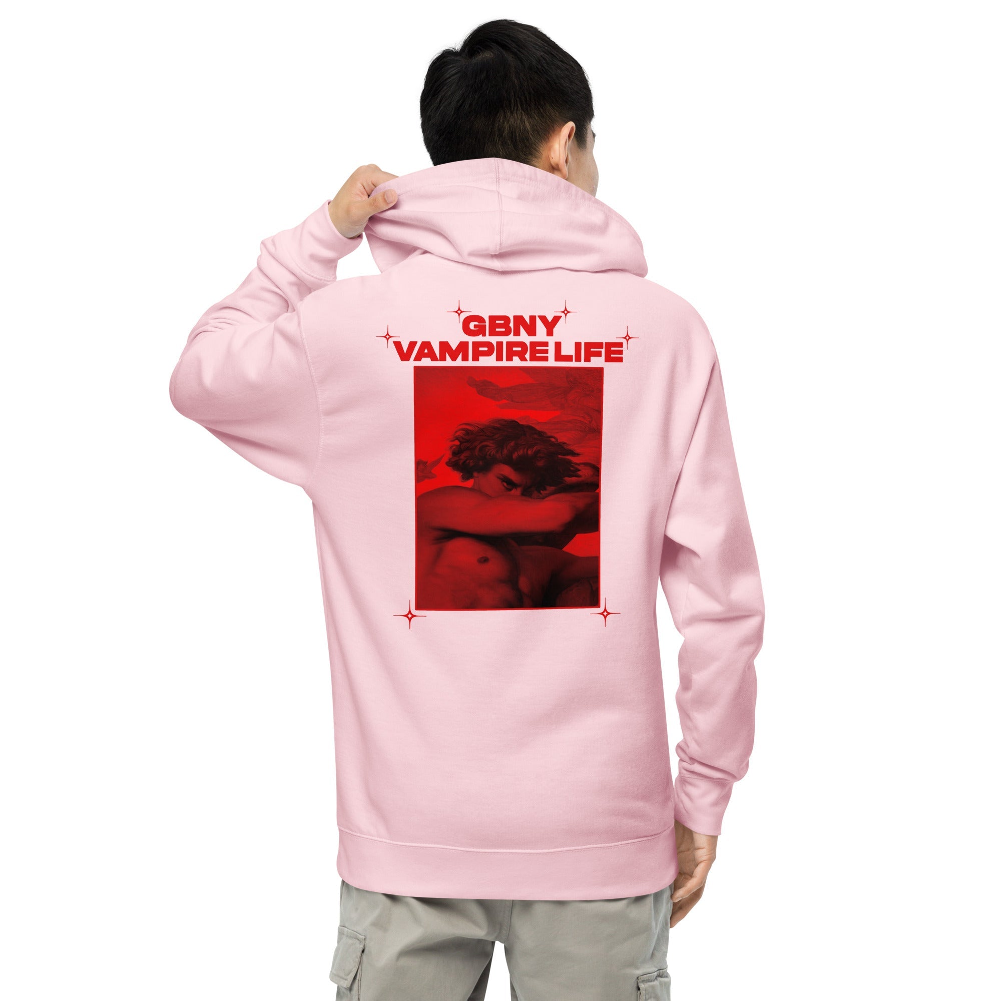 GBNY Light Pink / S Vamp Life X GBNY "Hiding Angel" Hoodie - Men's 3006332_15602