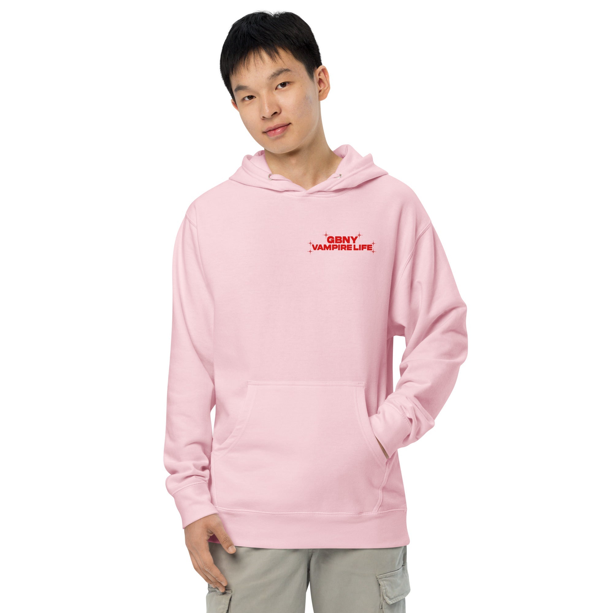 GBNY Light Pink / S Vamp Life X GBNY "Hiding Angel" Hoodie - Men's 4518543_15602