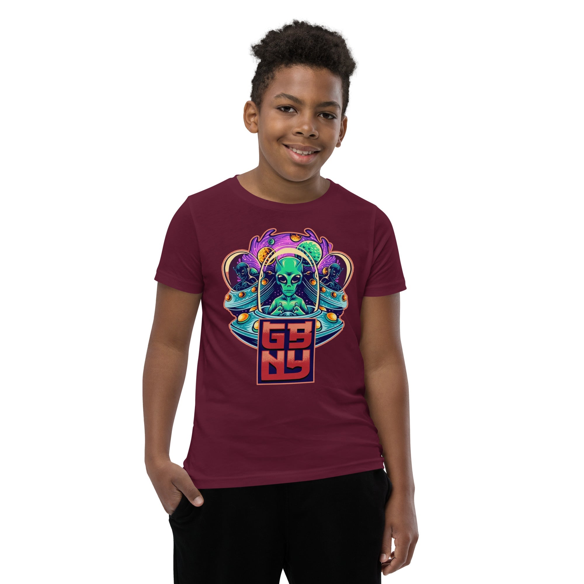 GBNY Maroon / S GBNY "Alien World" T-shirt - Kid's 6444770_17608