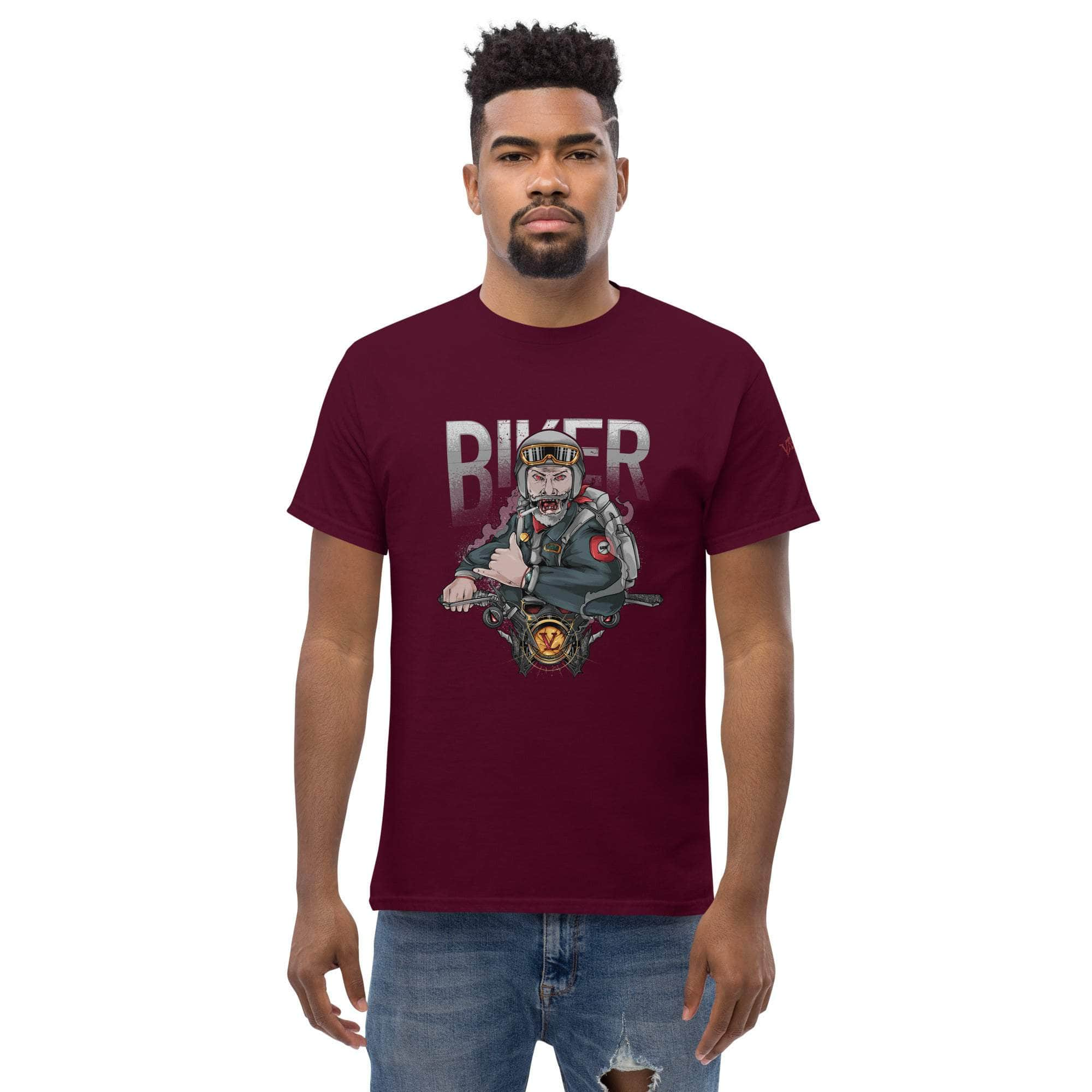 GBNY Maroon / S Vamp Life x GBNY Biker Tee - Men's 1072393_12634