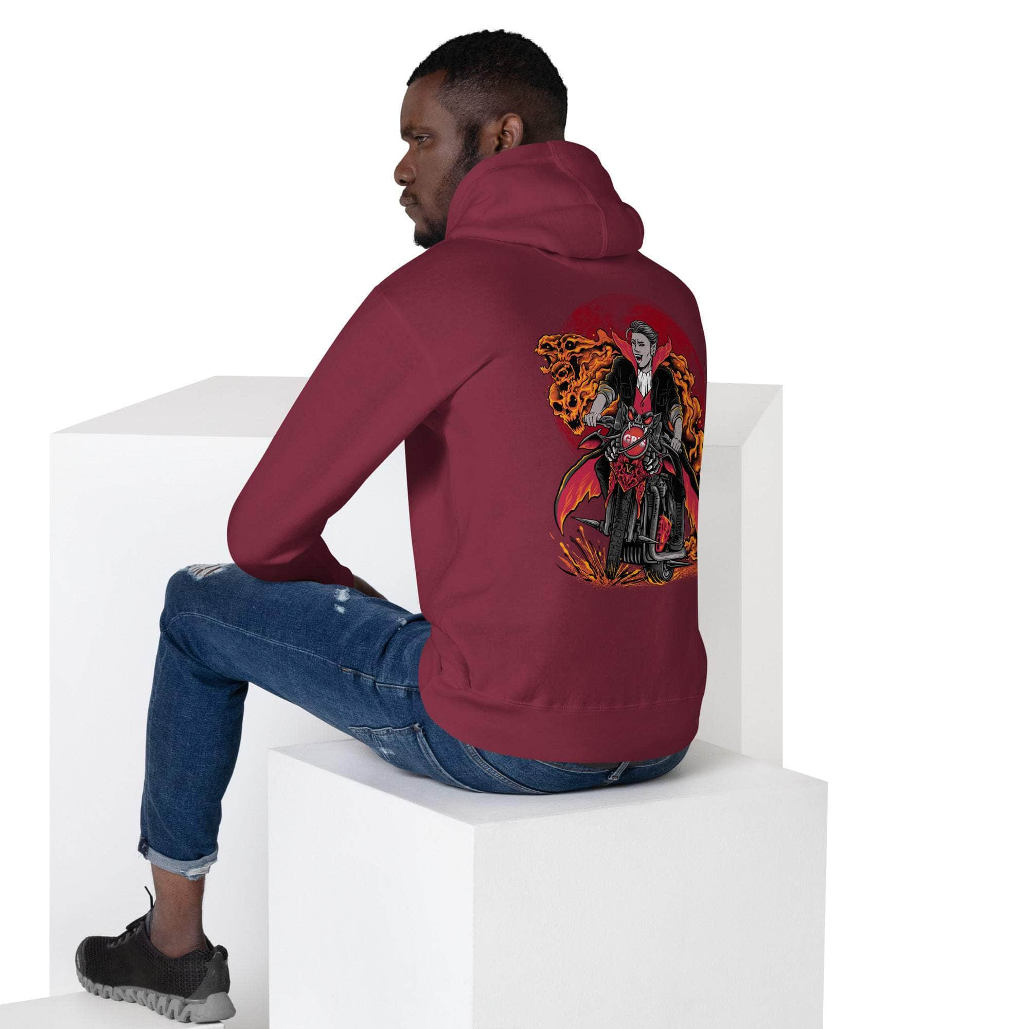 GBNY Maroon / S Vamp Life X GBNY Ghost Rider Hoodie - Men's 8271165_11486