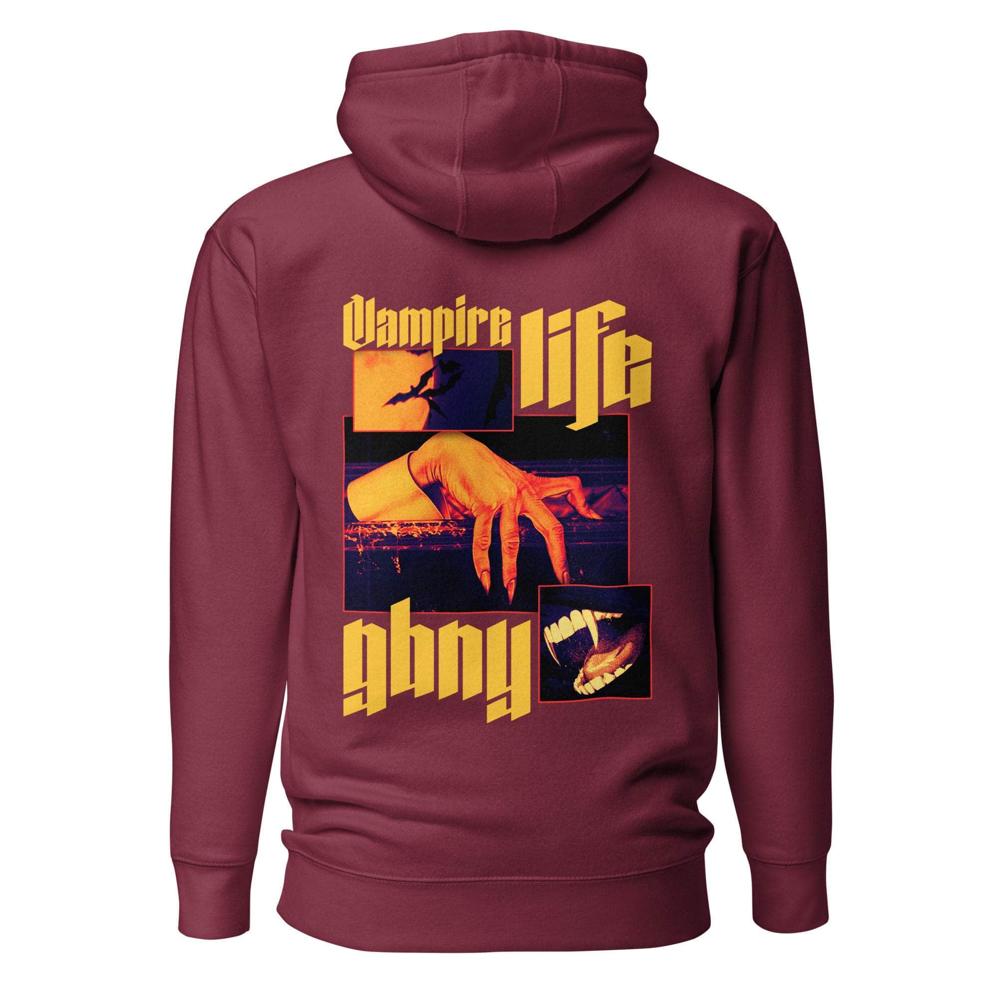 GBNY Maroon / S Vamp Life x GBNY Hiding Vamp Unisex Hoodie 8709435_11486