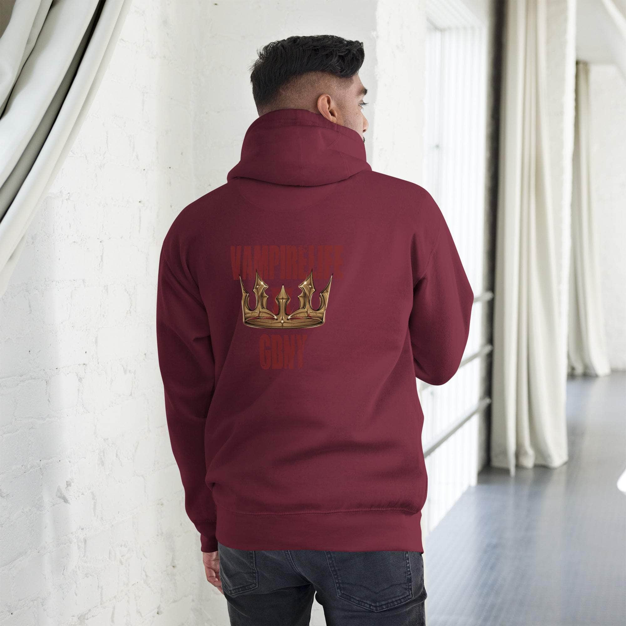 GBNY Maroon / S Vamp Life x GBNY Land To Empire Hoodie - Men's 3936669_11486