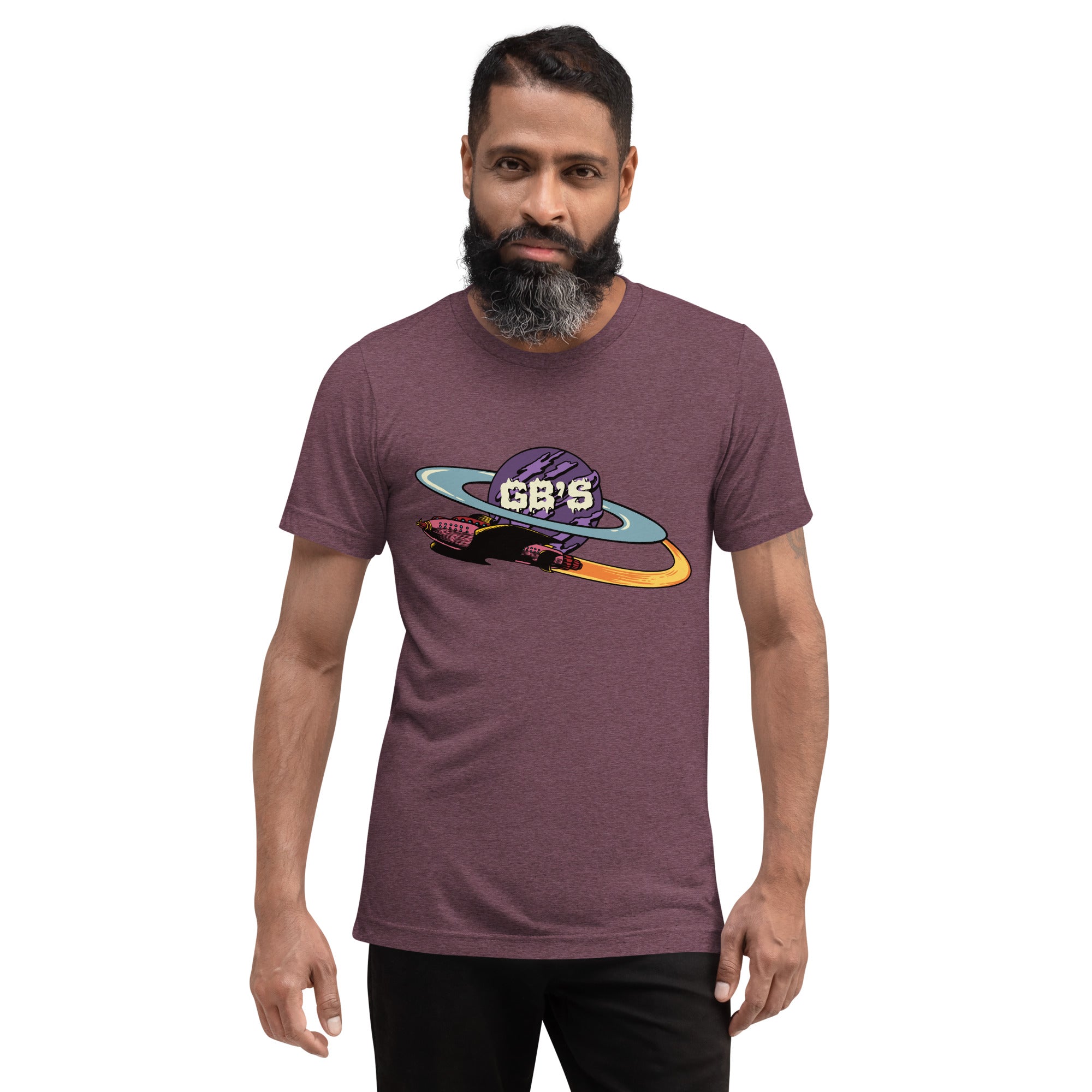 GBNY Maroon Triblend / XS GBNY "Purple Saturn" T-Shirt - Men's 4331092_6544