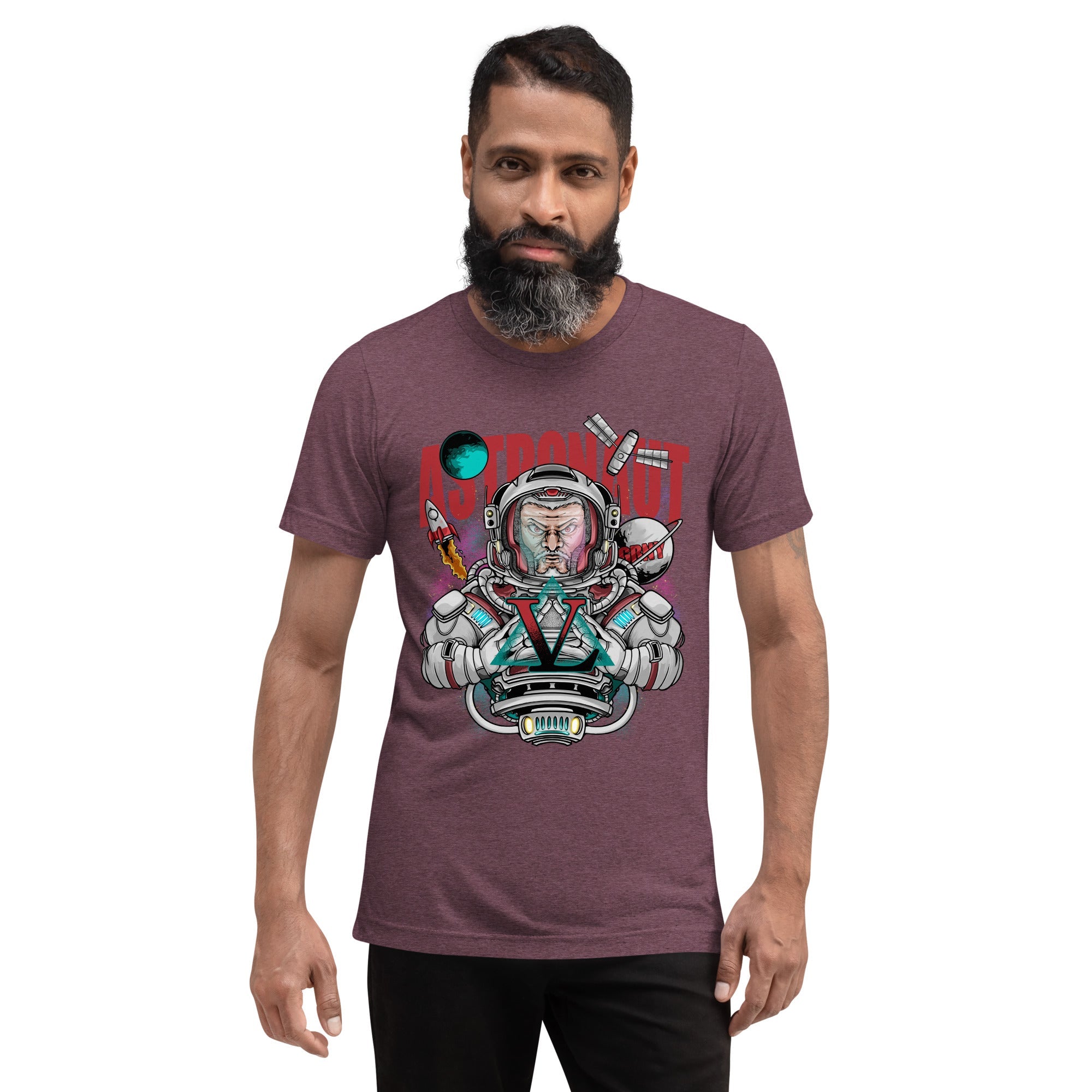 GBNY Maroon Triblend / XS Vamp Life X GBNY "Astronaut" T-shirt - Men's 2323515_6544