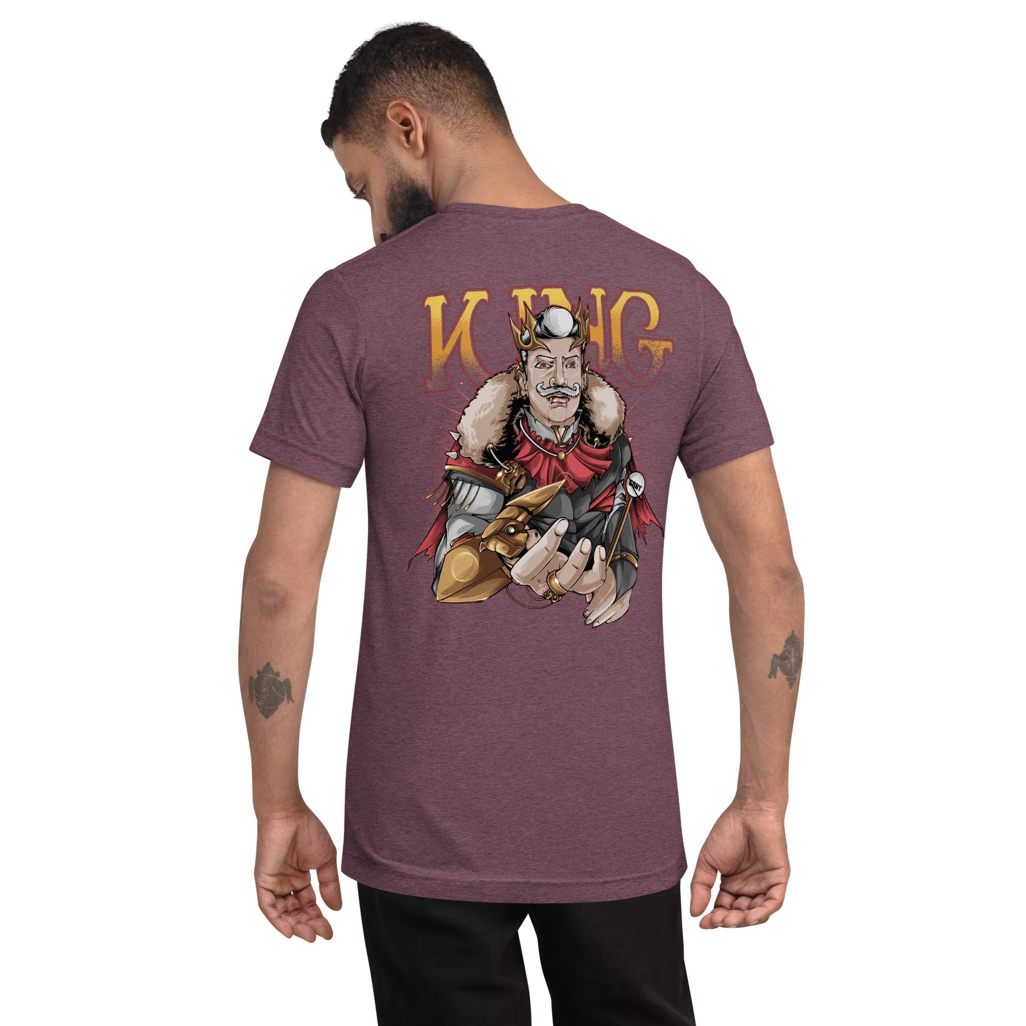 GBNY Maroon Triblend / XS Vamp Life X GBNY "Vamp King" T-shirt - Men's 8741511_6544