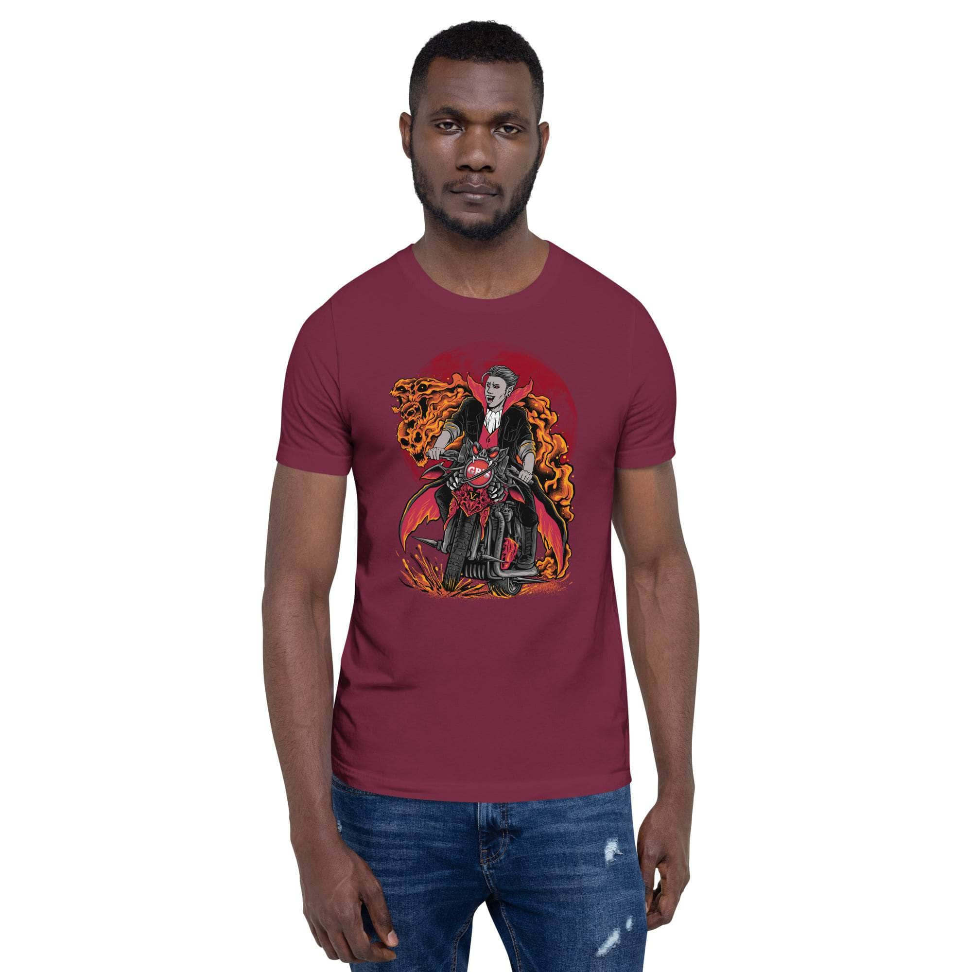 GBNY Maroon / XS Vamp Life x GBNY Ghost Rider Tee - Men's 1266173_9545