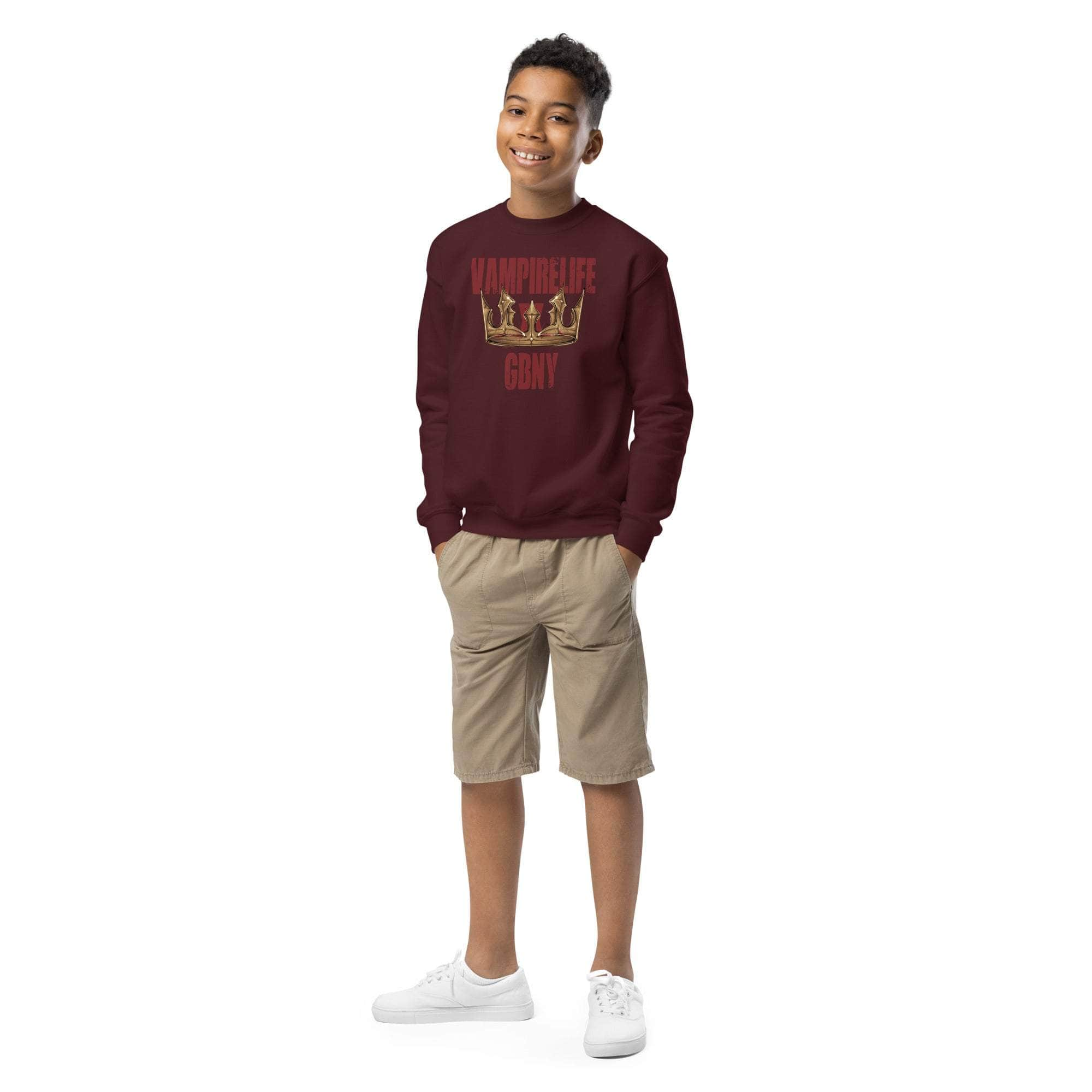 GBNY Maroon / XS Vamp Life x GBNY Land To Empire Sweatshirt - Kid's 2895821_16809