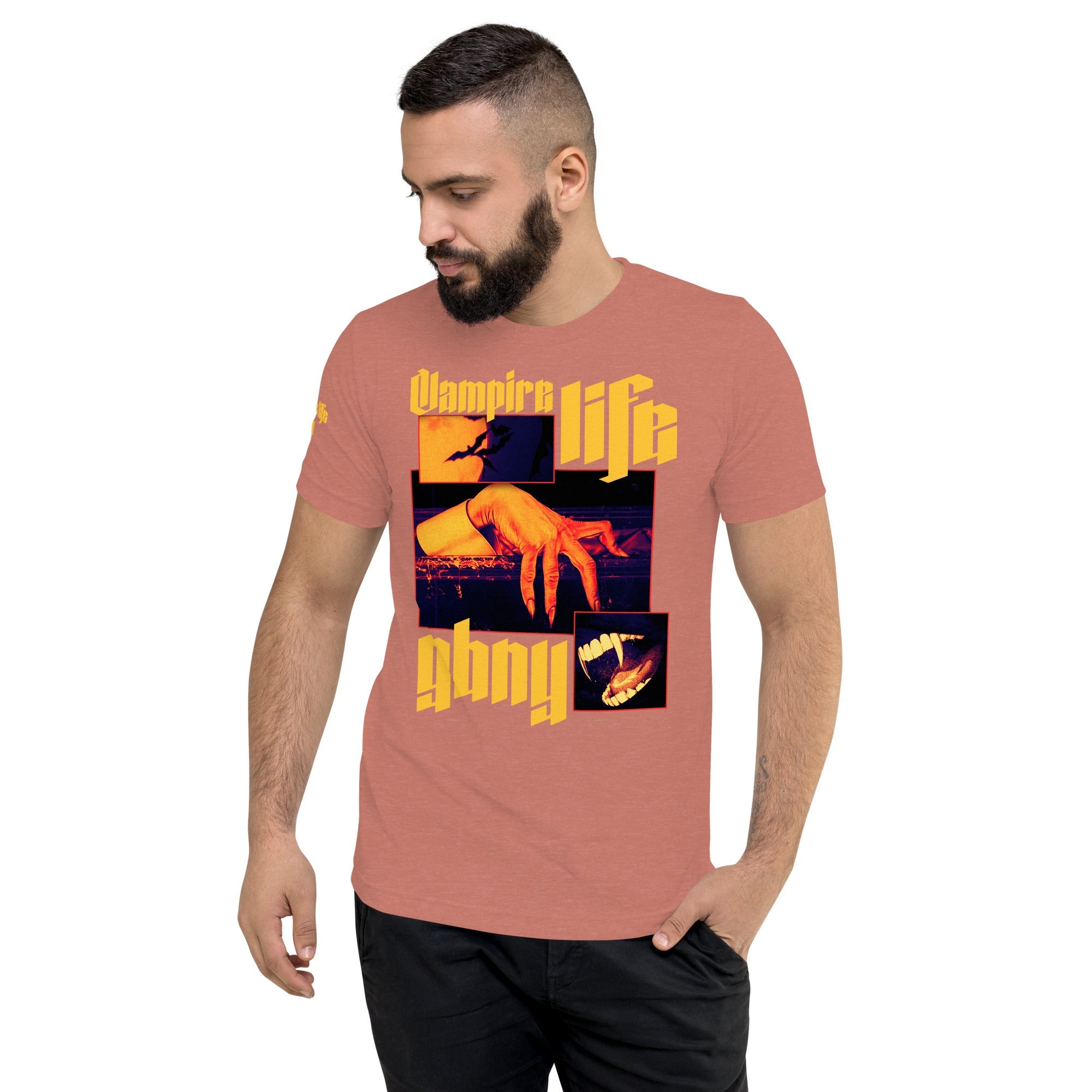 GBNY Mauve Triblend / XS Vamp Life X GBNY "Hiding Vamp" T-shirt - Men's 1736534_9761