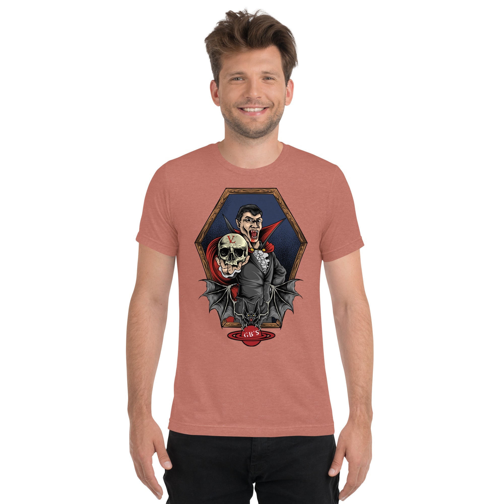 GBNY Mauve Triblend / XS Vamp Life X GBNY "Vampire bat" T-shirt - Men's 8608077_9761