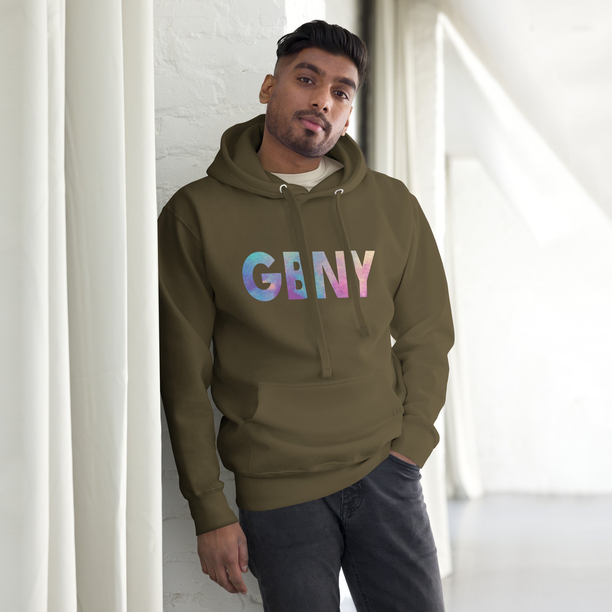 GBNY Military Green / S GBNY "Astronauts World" Hoodie - Men's 7219234_13893