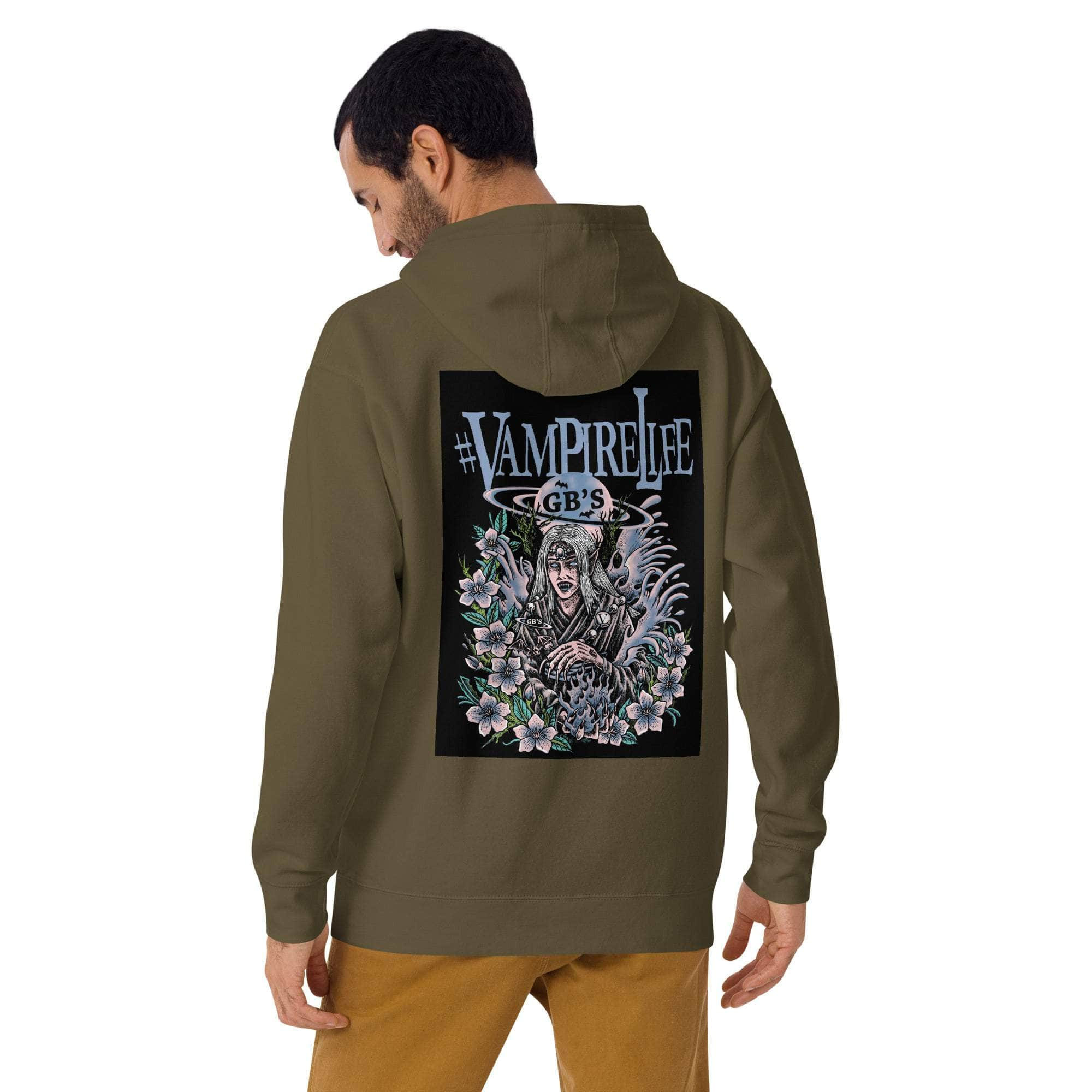 GBNY Military Green / S Vamp Life x GBNY Demonic Vamp Unisex Hoodie 2895549_13893