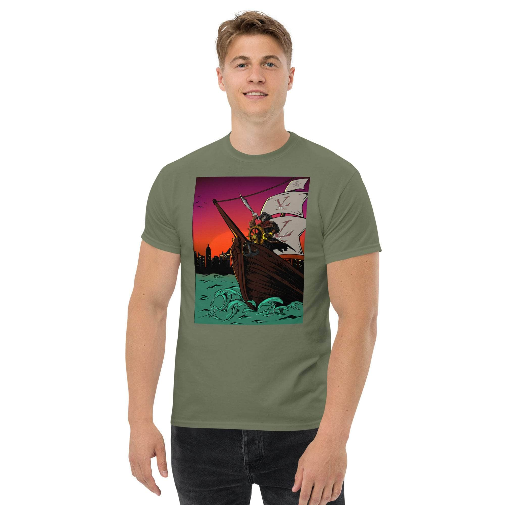 GBNY Military Green / S Vamp Life x GBNY Waka Sailing Tee - Men's 1109145_15867