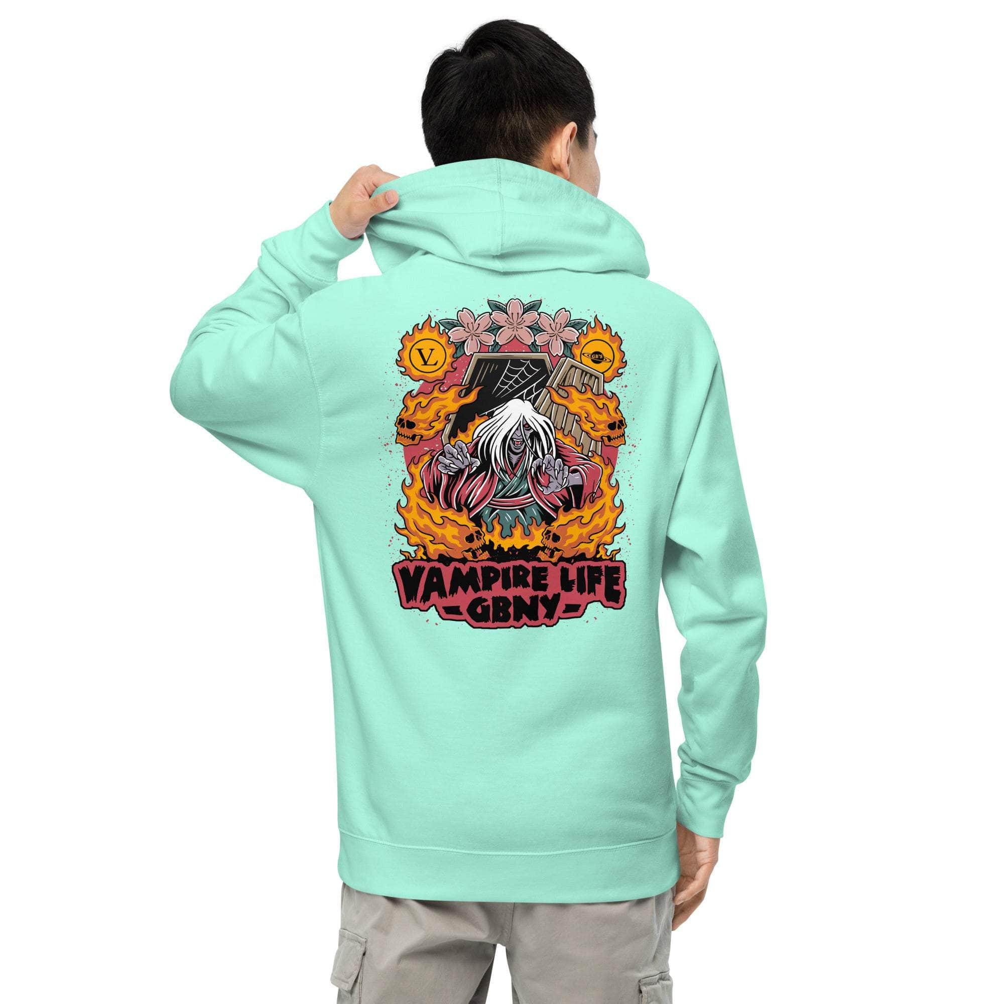 GBNY Mint / S Vamp Life X GBNY "Fiery Vamp" Hoodie - Men's 7487716_15617