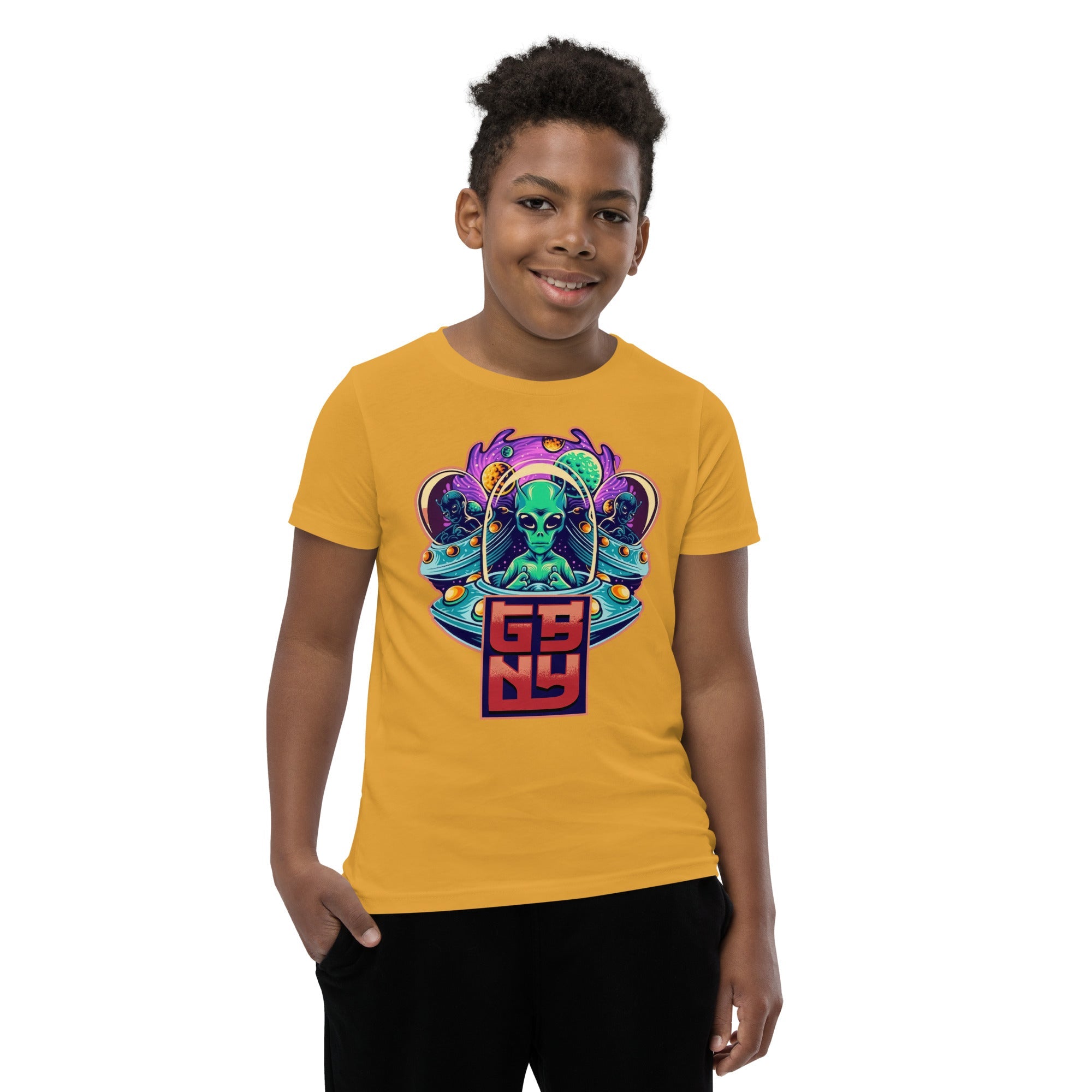 GBNY Mustard / S GBNY "Alien World" T-shirt - Kid's 6444770_17612