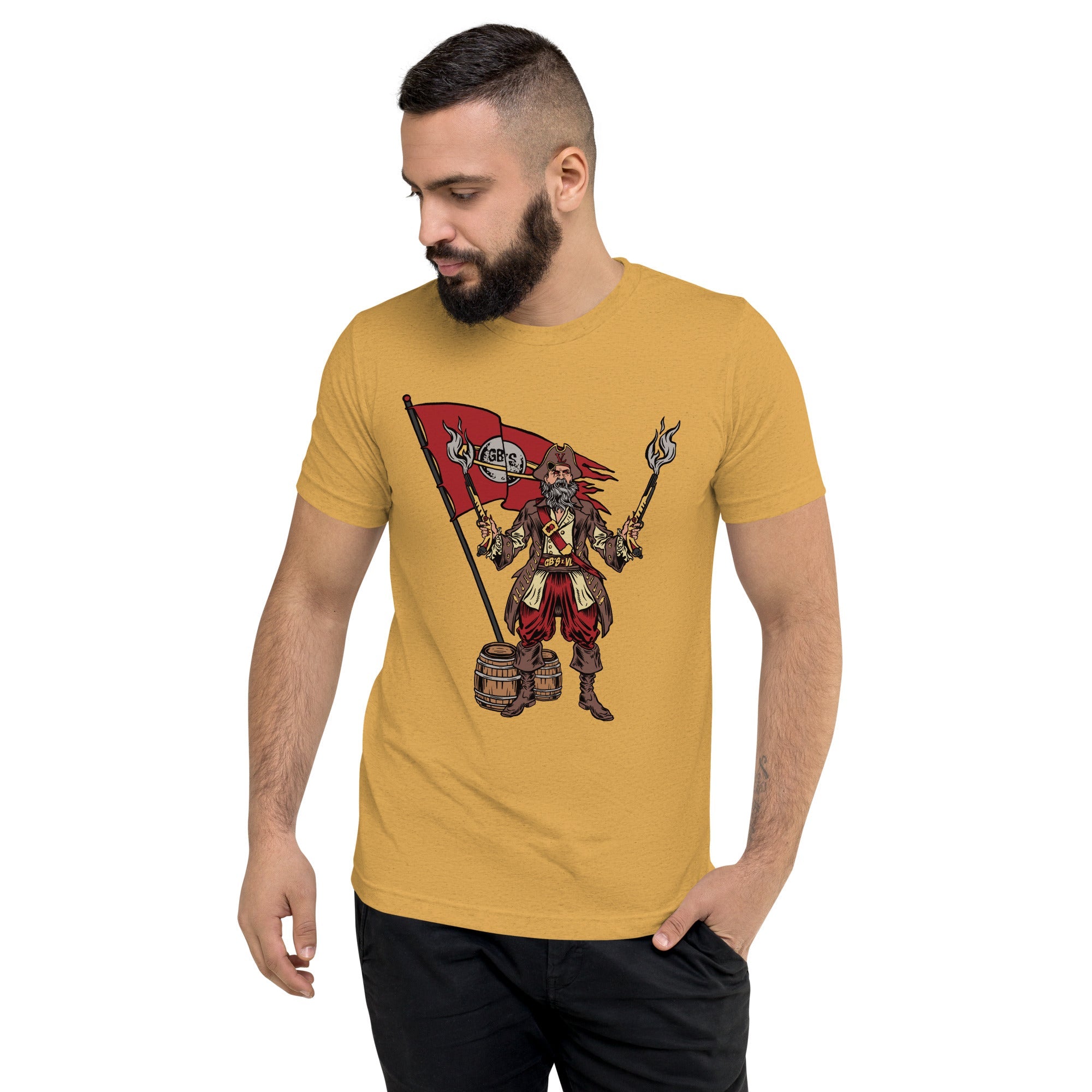 GBNY Mustard Triblend / XS Vamp Life X GBNY "Pirate Vamp" T-shirt - Men's 1187077_16728