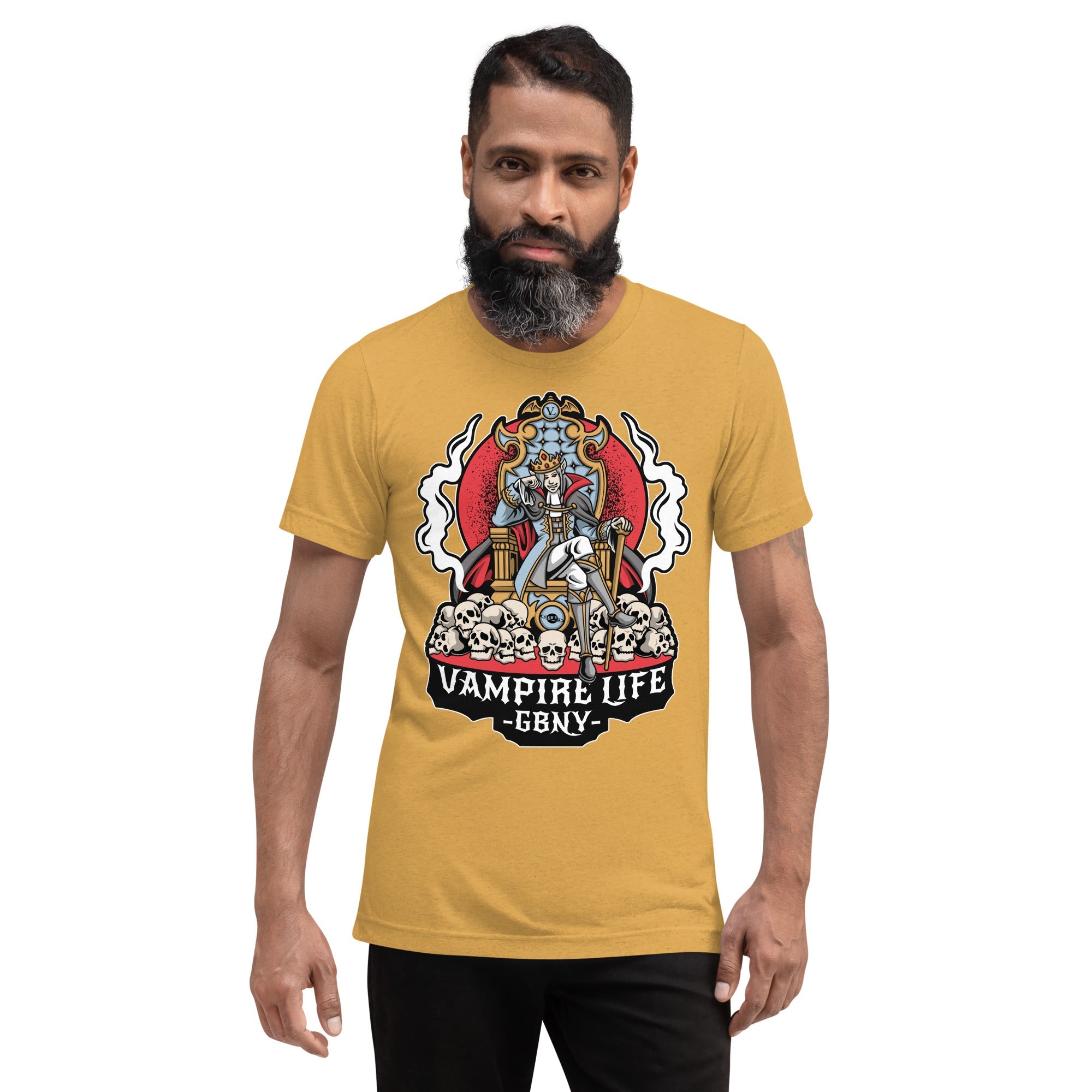 GBNY Mustard Triblend / XS Vamp Life X GBNY "Royal Vamp" T-shirt - Men's 8636809_16728