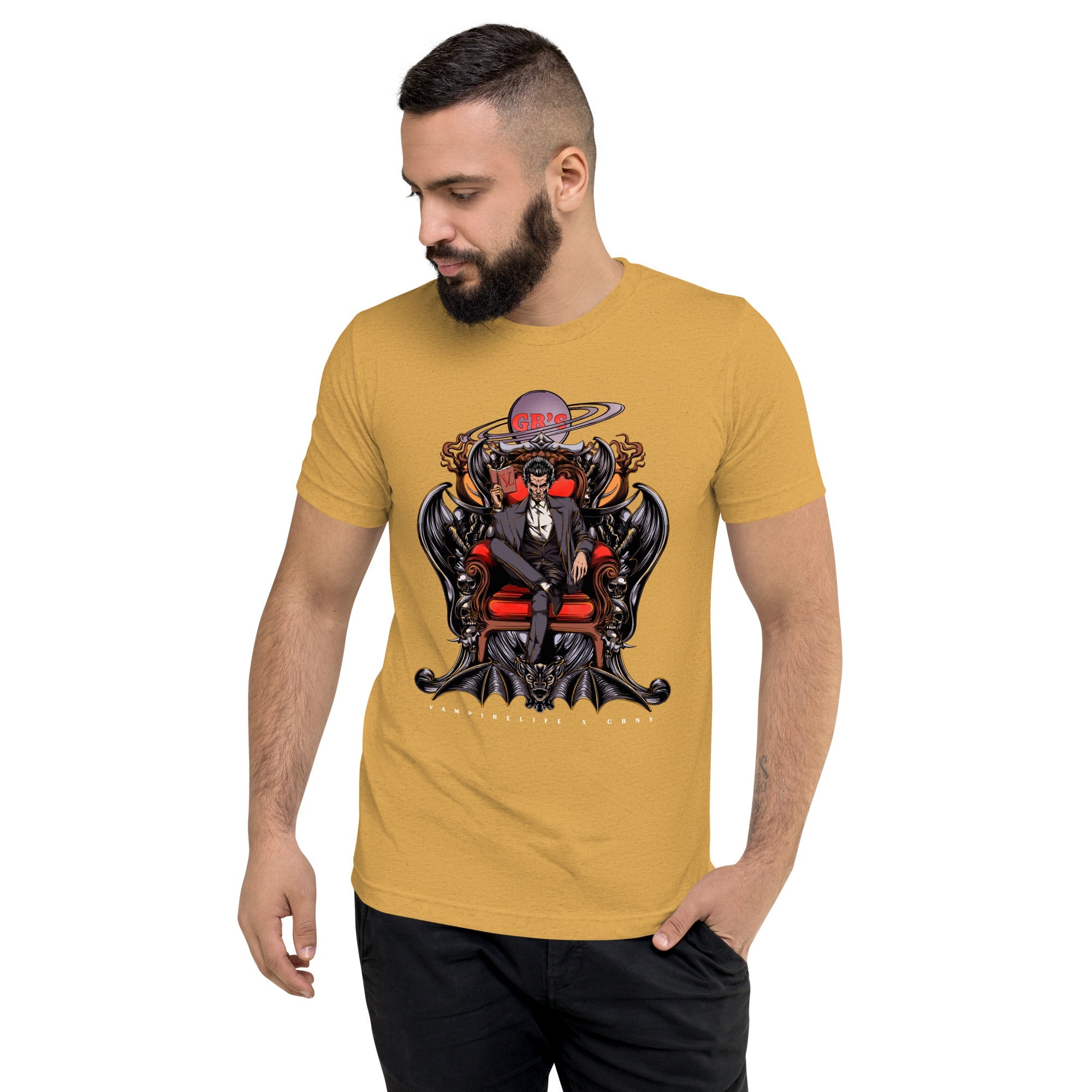 GBNY Mustard Triblend / XS Vamp Life X GBNY "Street Vamp" T-shirt - Men's 7008791_16728