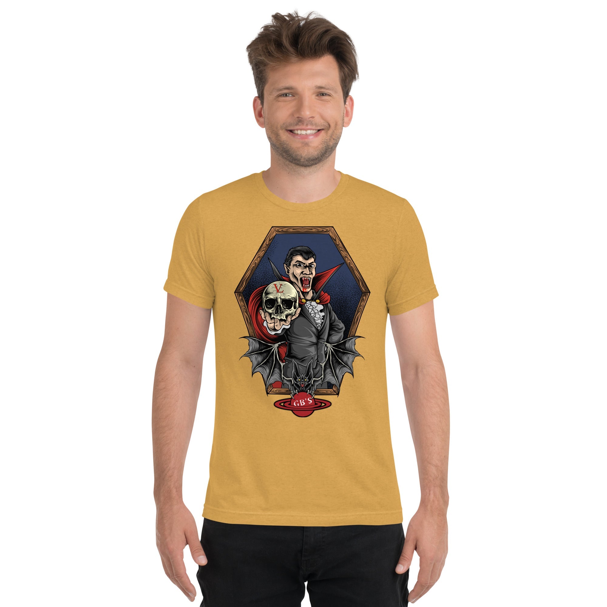 GBNY Mustard Triblend / XS Vamp Life X GBNY "Vampire bat" T-shirt - Men's 8608077_16728