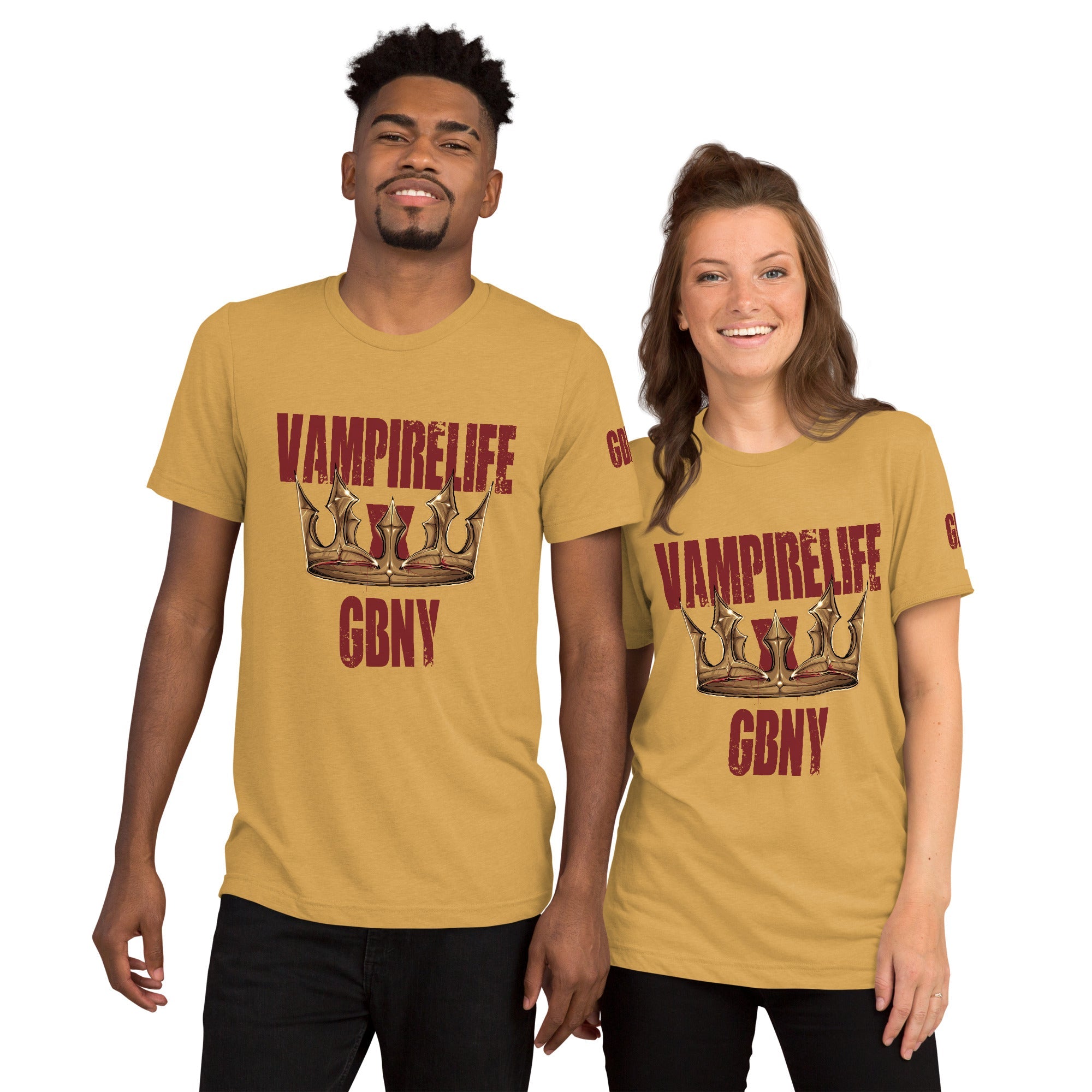 GBNY Mustard Triblend / XS Vamp Life X GBNY "Vampire Crown" T-shirt - Men's 3619249_16728