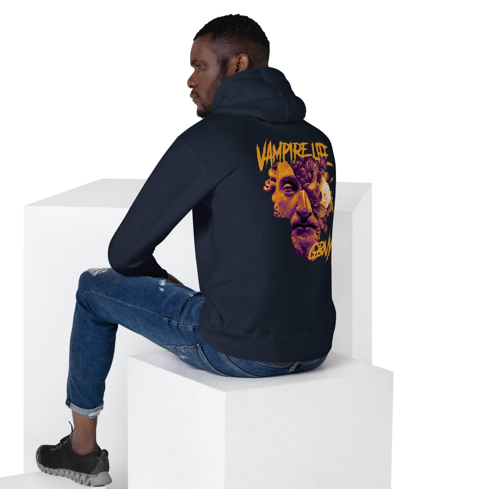 GBNY Navy Blazer / S Vamp Life x GBNY Roman Gods Unisex Hoodie 1495115_11491