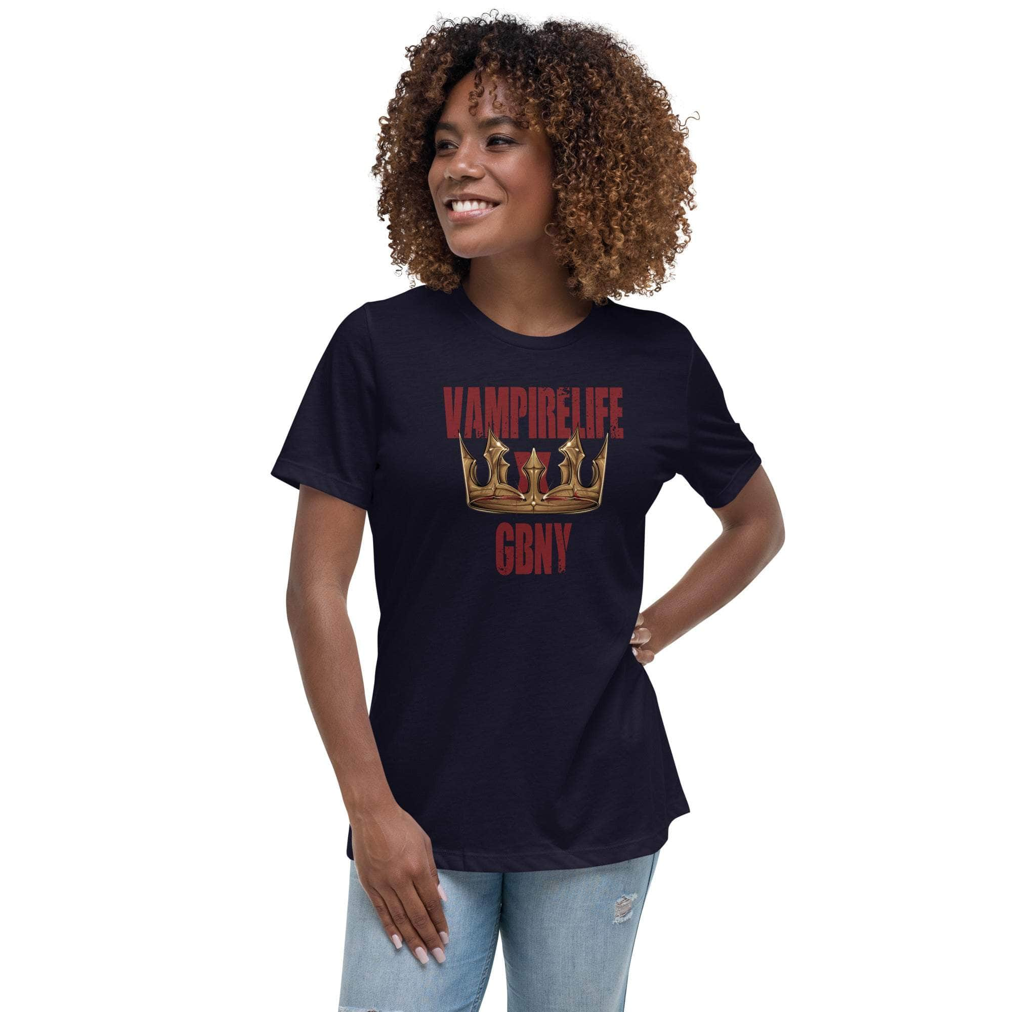 GBNY Navy / S Vamp Life x GBNY Land To Empire T-Shirt - Women's 2946489_10235