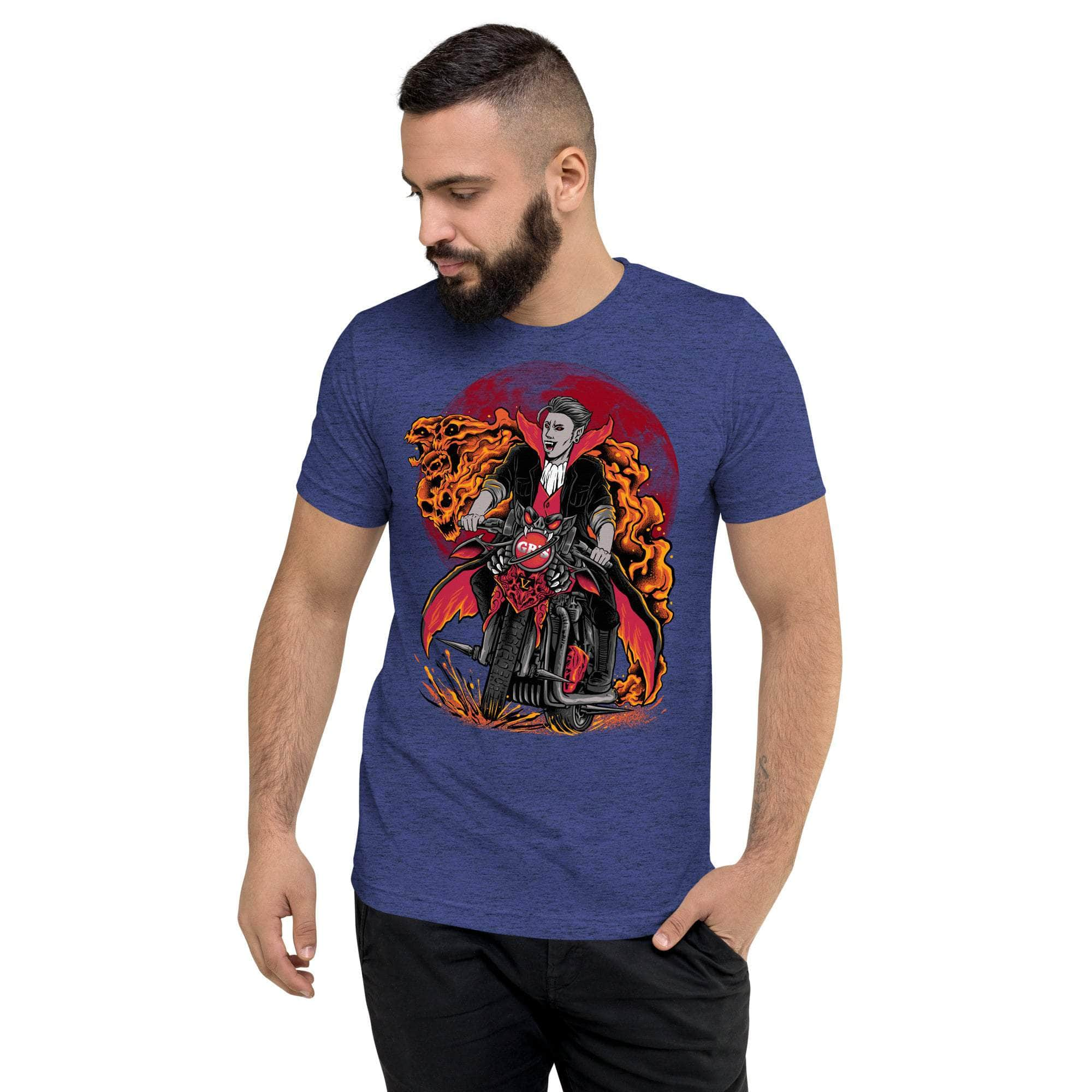 GBNY Navy Triblend / XS Vamp Life X GBNY "Vamp Biker" T-shirt - Men's 4628362_6552