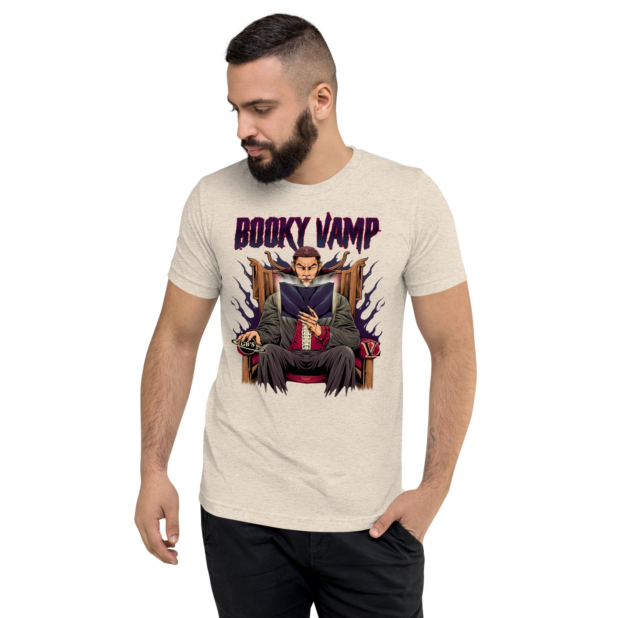 GBNY Oatmeal Triblend / XS Vamp Life X GBNY "Booky Vamp" T-shirt - Men's 2381652_6821