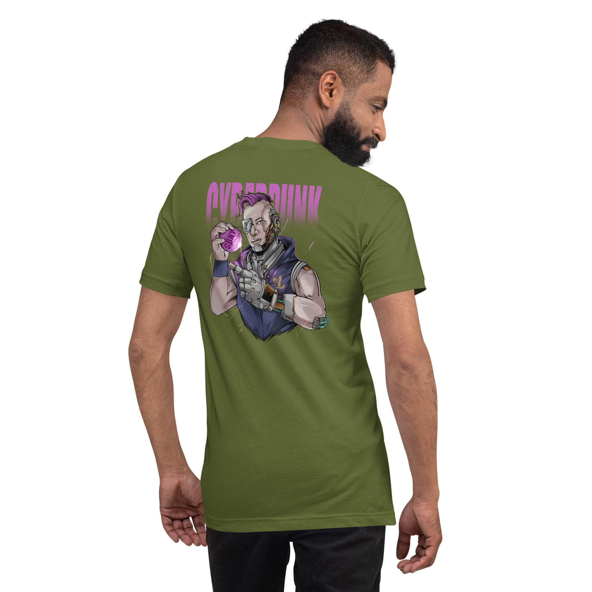 GBNY Olive / S Vamp Life x GBNY Cyber Punk Tee - Men's 1256933_4121