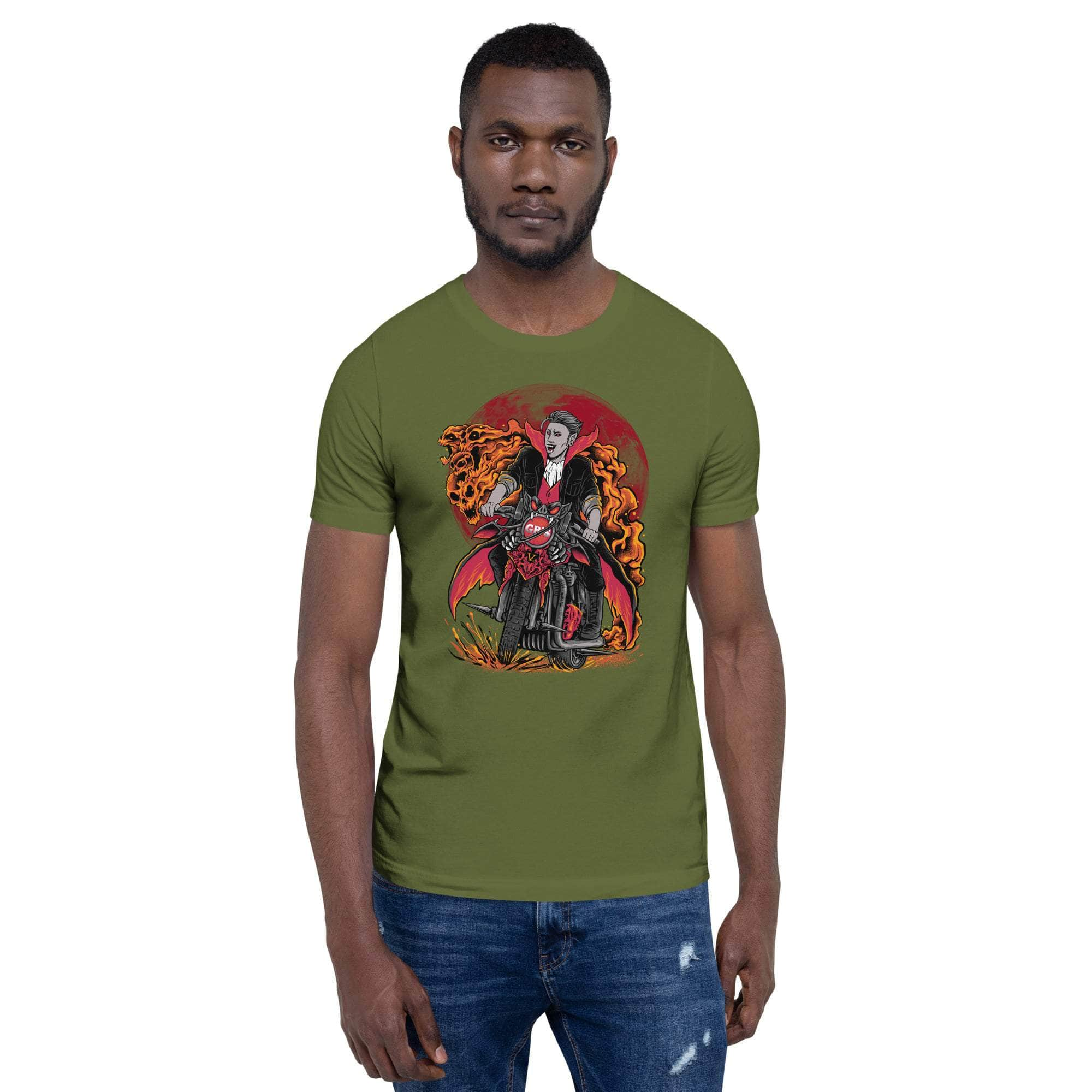 GBNY Olive / S Vamp Life x GBNY Ghost Rider Tee - Men's 1266173_4121