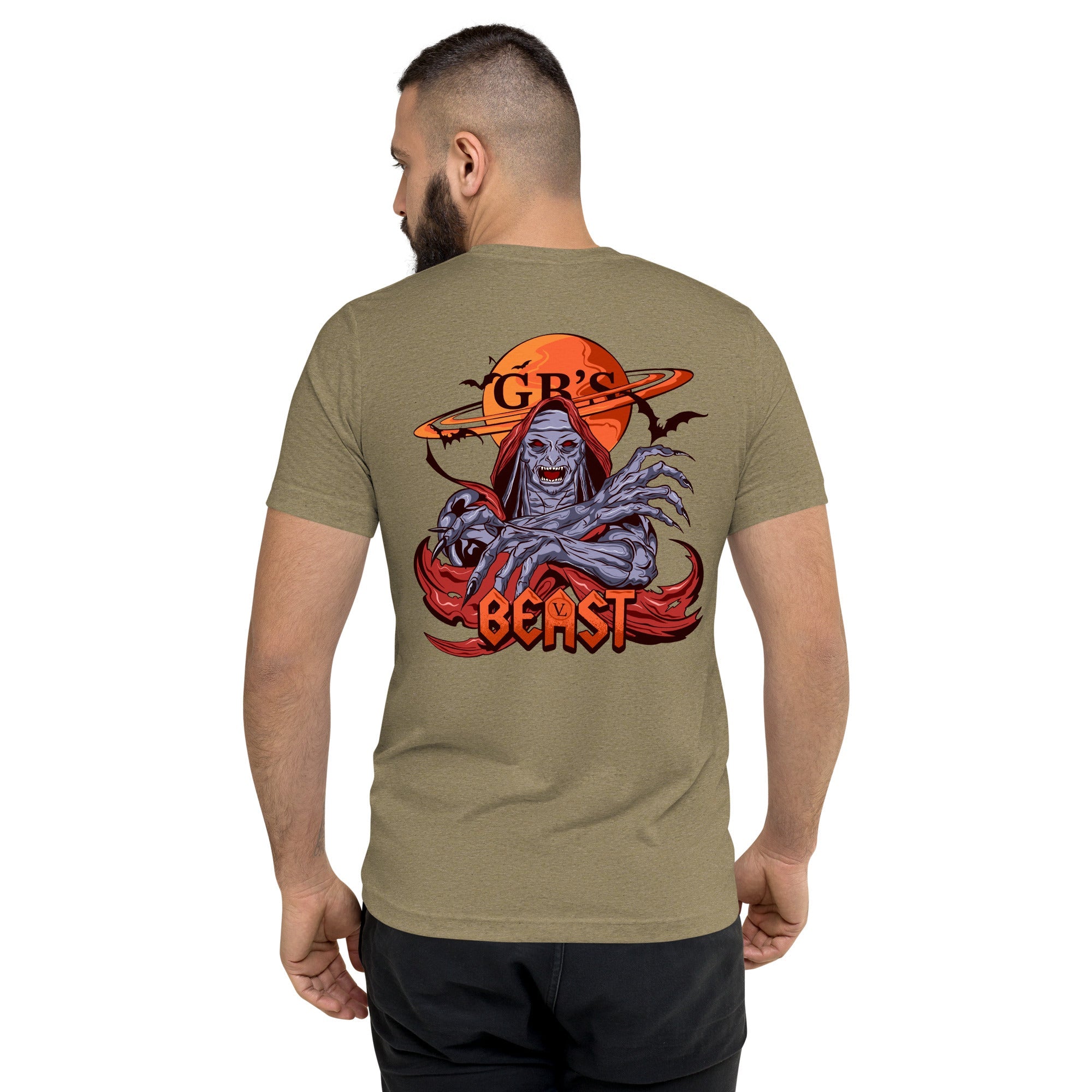 GBNY Olive Triblend / XS Vamp Life X GBNY "Beast" T-shirt - Men's 7804071_17374