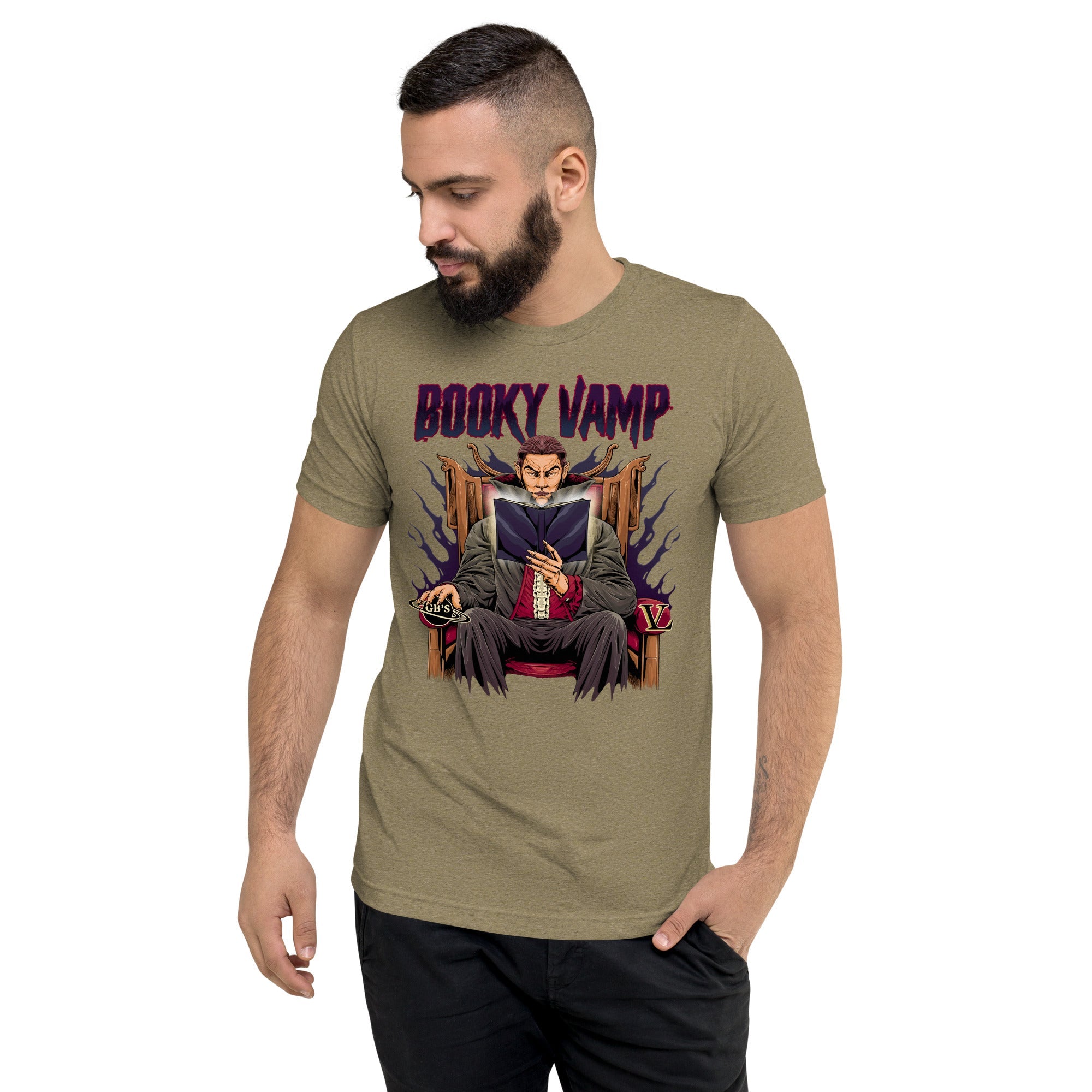 GBNY Olive Triblend / XS Vamp Life X GBNY "Booky Vamp" T-shirt - Men's 2381652_17374