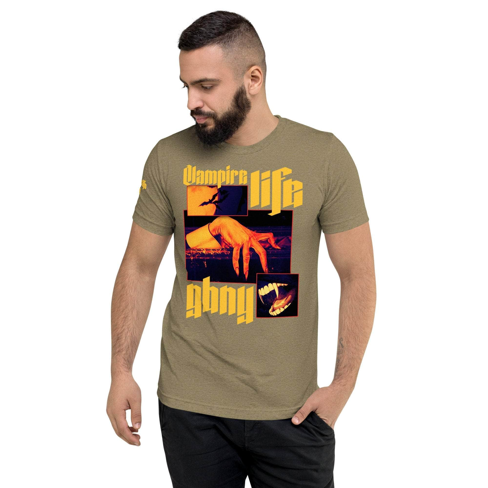 GBNY Olive Triblend / XS Vamp Life X GBNY "Hiding Vamp" T-shirt - Men's 1736534_17374