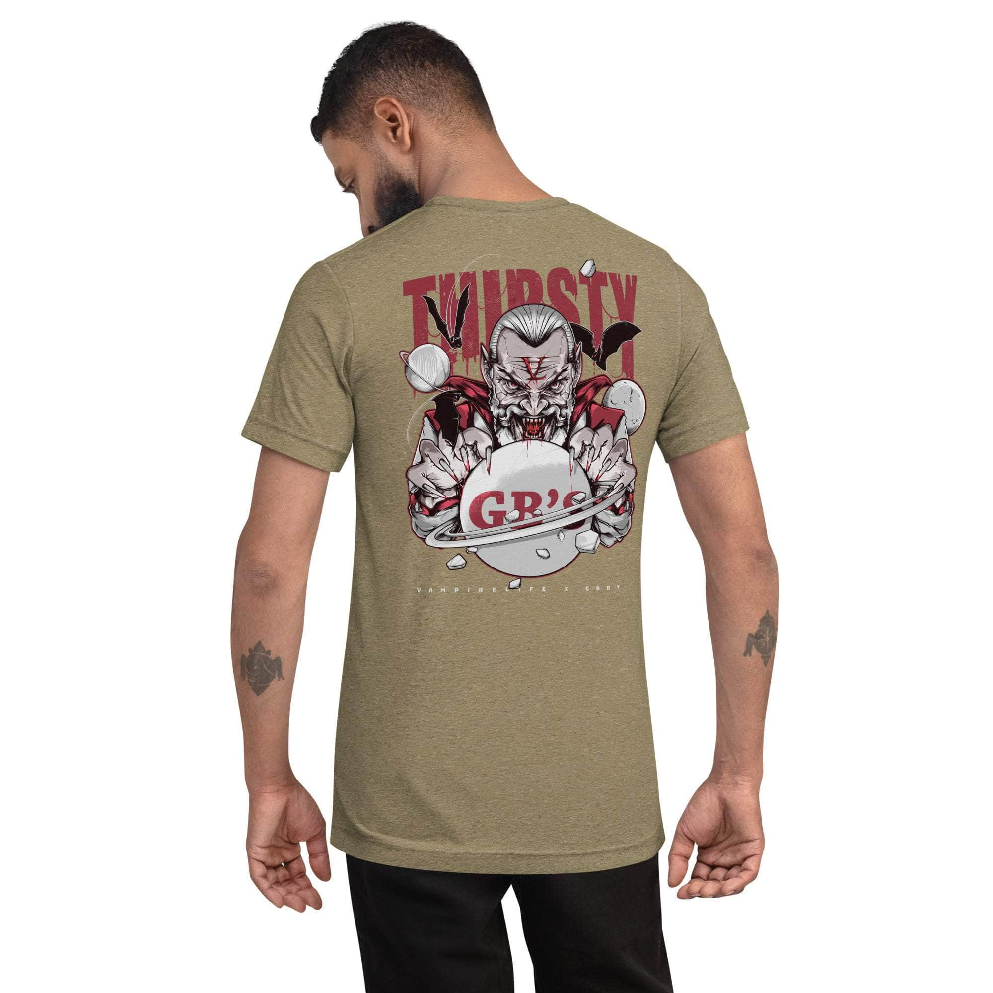 GBNY Olive Triblend / XS Vamp Life x GBNY "Thirsty Vamp" T-shirt - Men's 3455196_17374