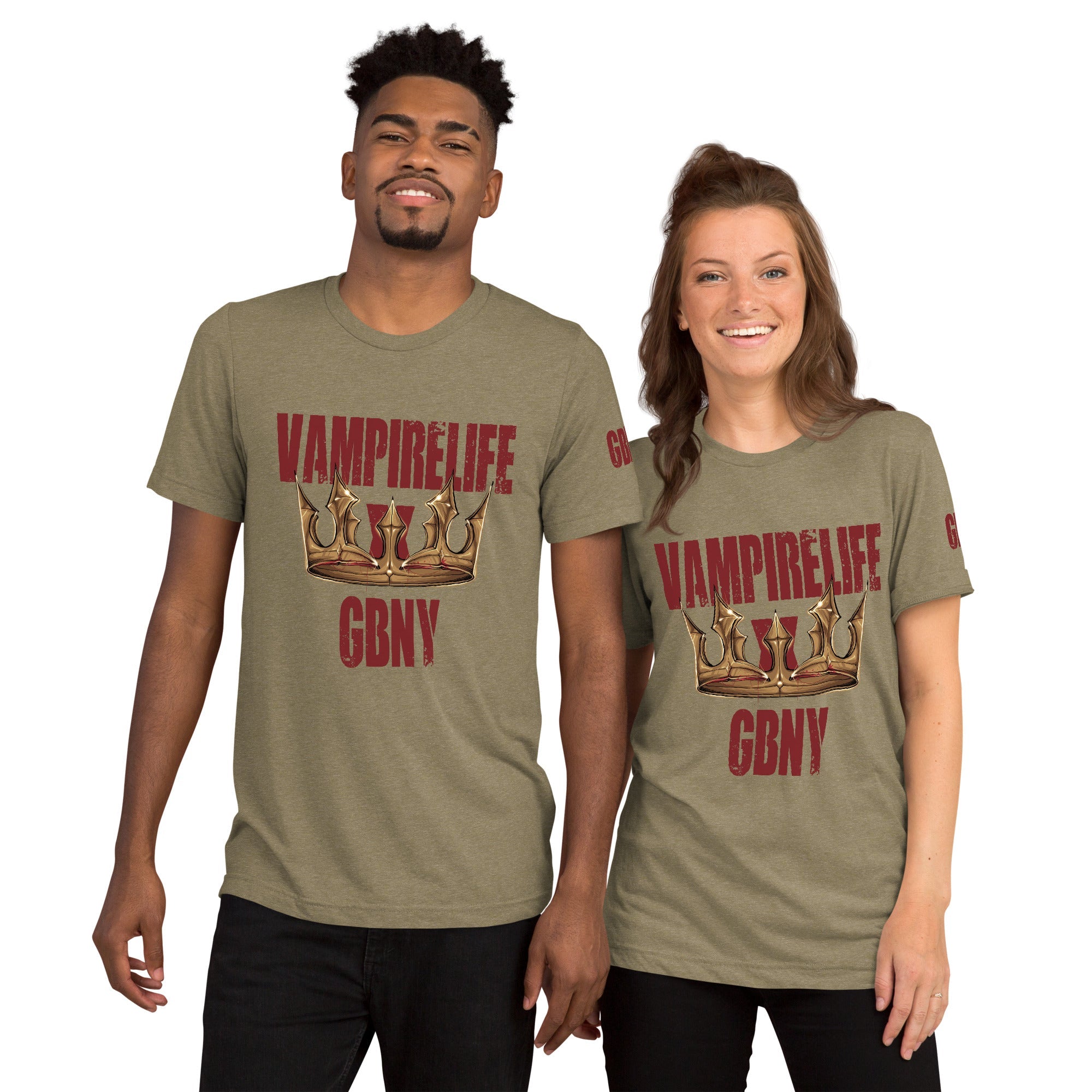 GBNY Olive Triblend / XS Vamp Life X GBNY "Vampire Crown" T-shirt - Men's 3619249_17374