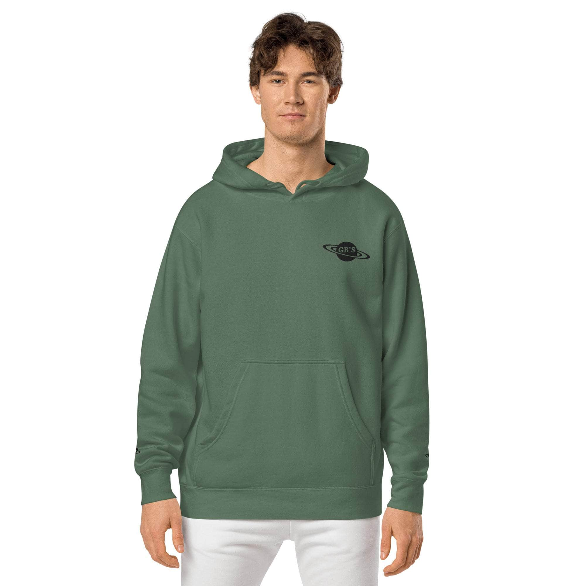 GBNY Pigment Alpine Green / S GBNY Dyed Hoodie "Saturn" - Men's 8923504_13657